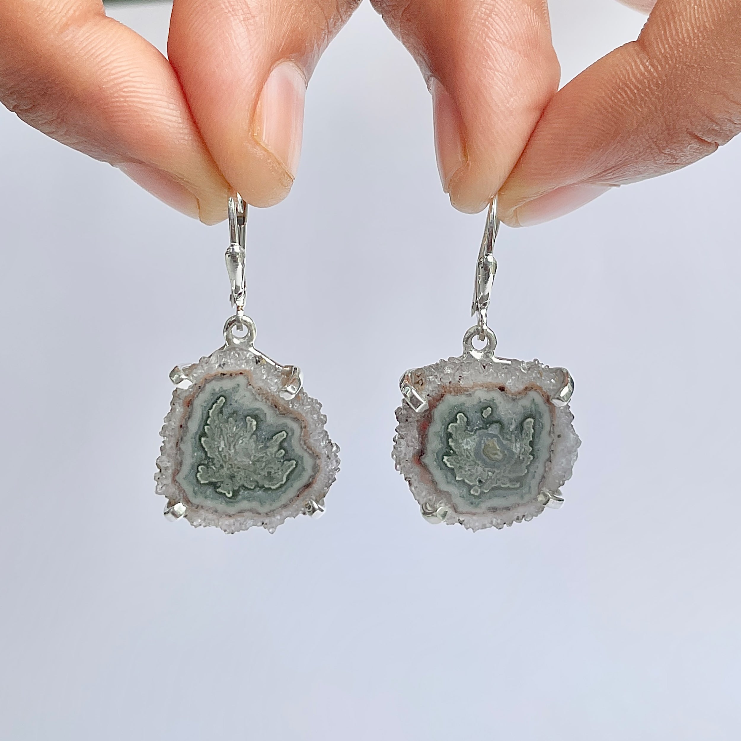 Amethyst Stalactite Earring-(ASL-E-17.)