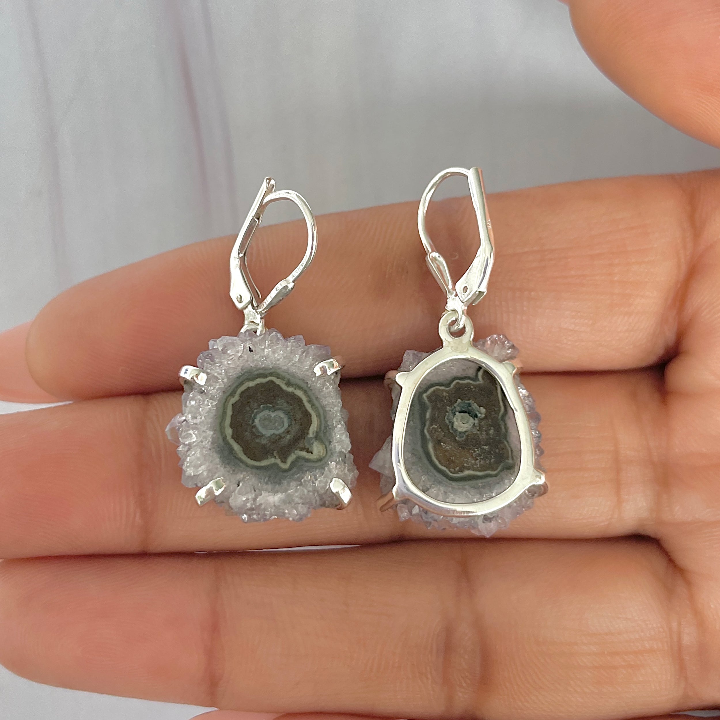 Amethyst Stalactite Earring-(ASL-E-18.)
