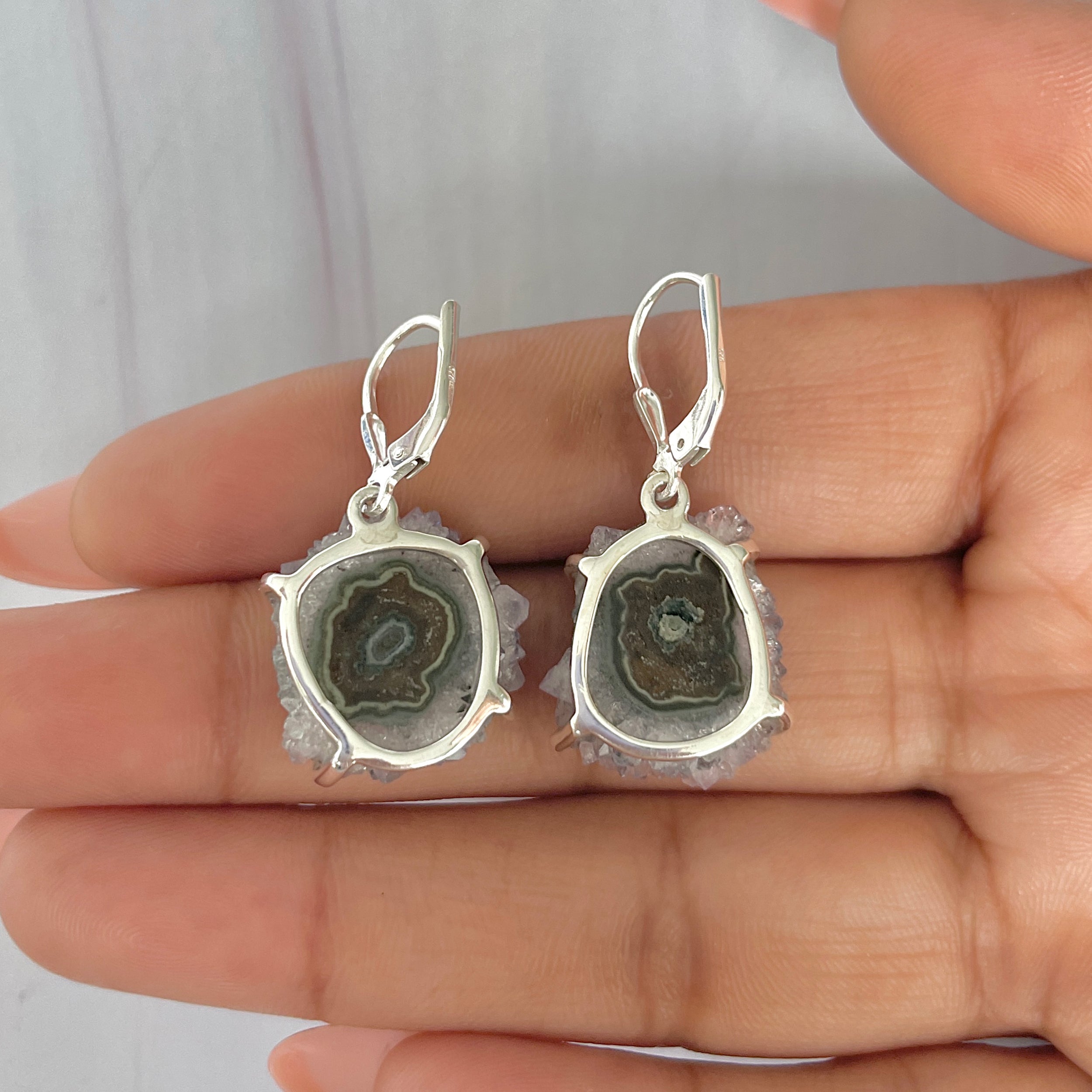 Amethyst Stalactite Earring-(ASL-E-18.)