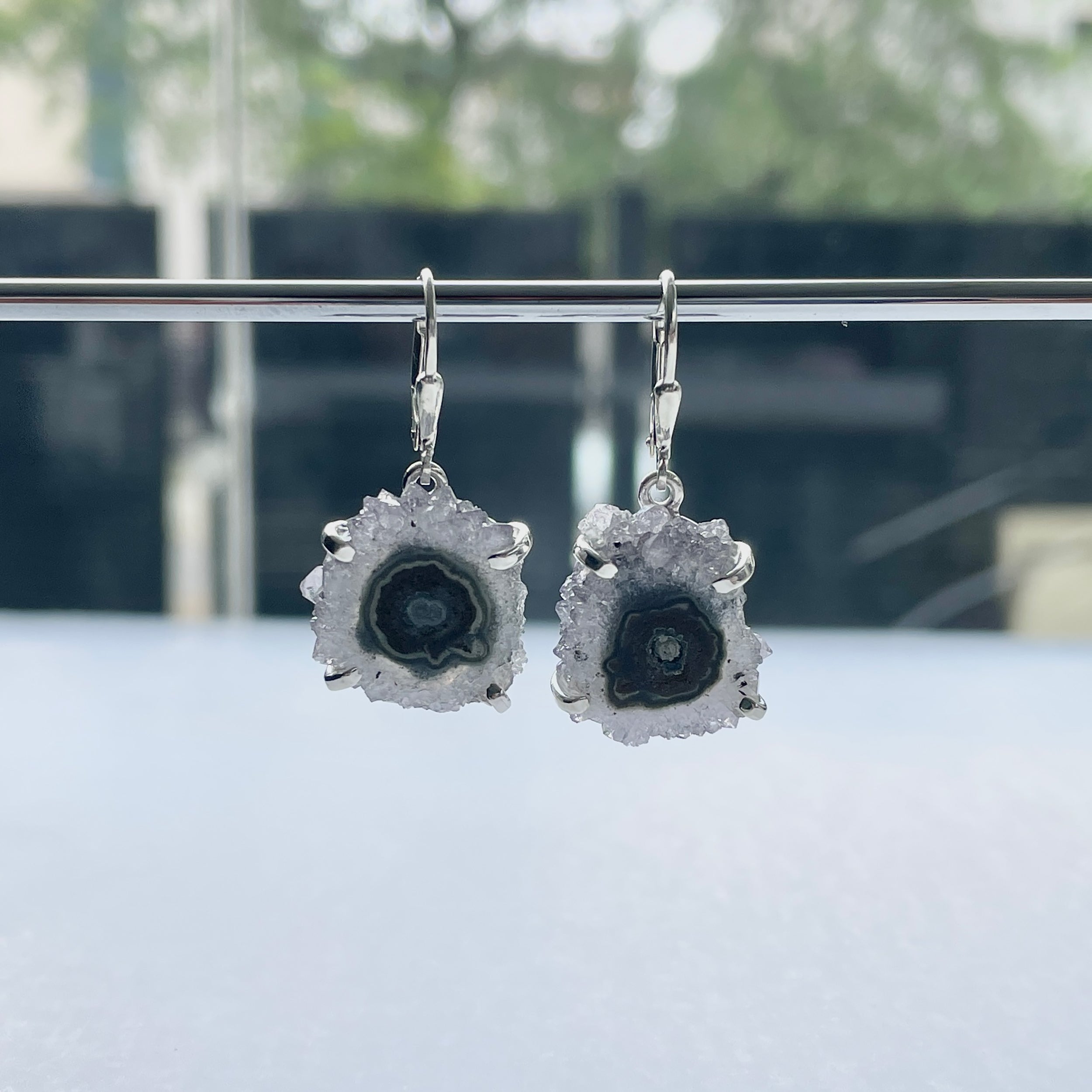 Amethyst Stalactite Earring-(ASL-E-18.)