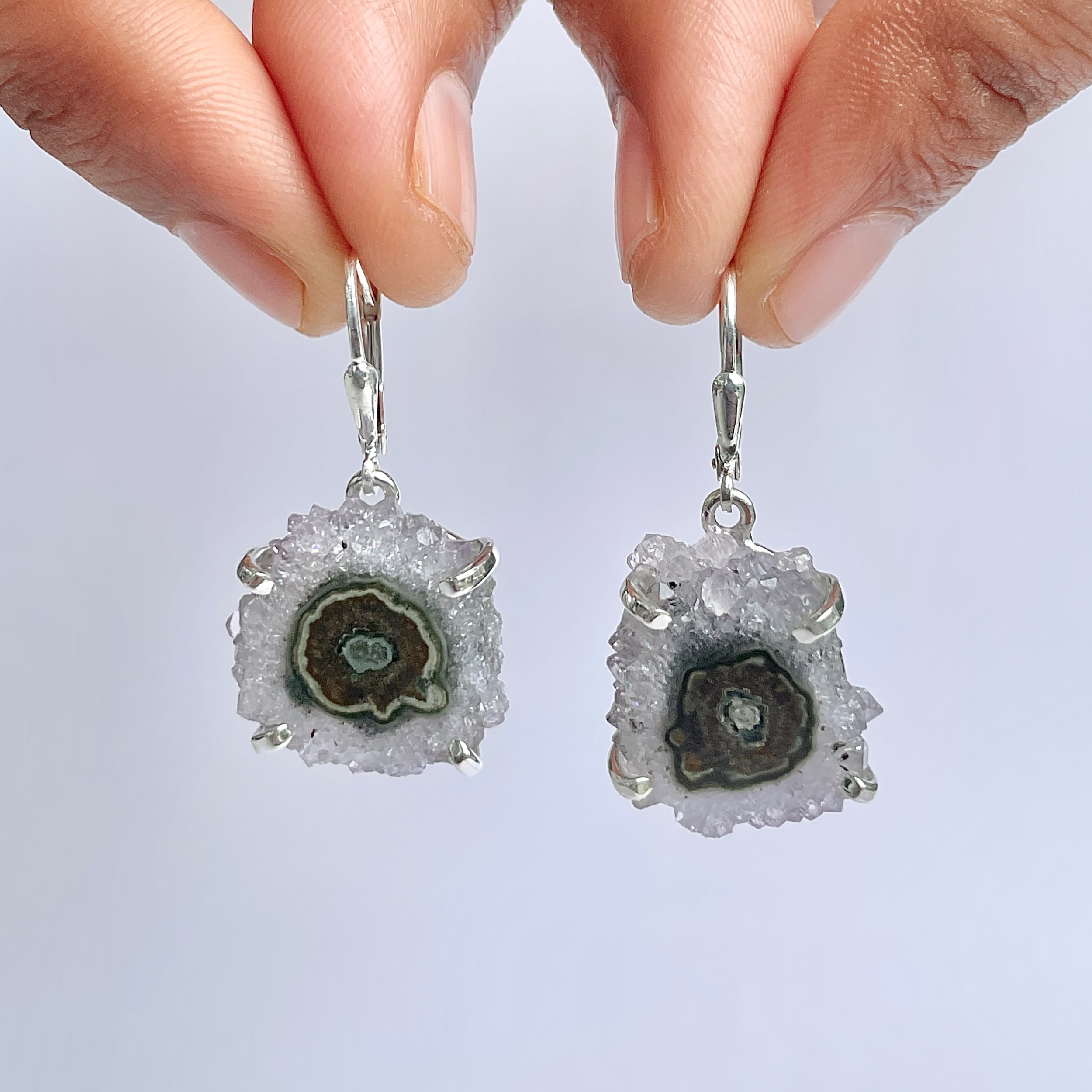 Amethyst Stalactite Earring-(ASL-E-18.)