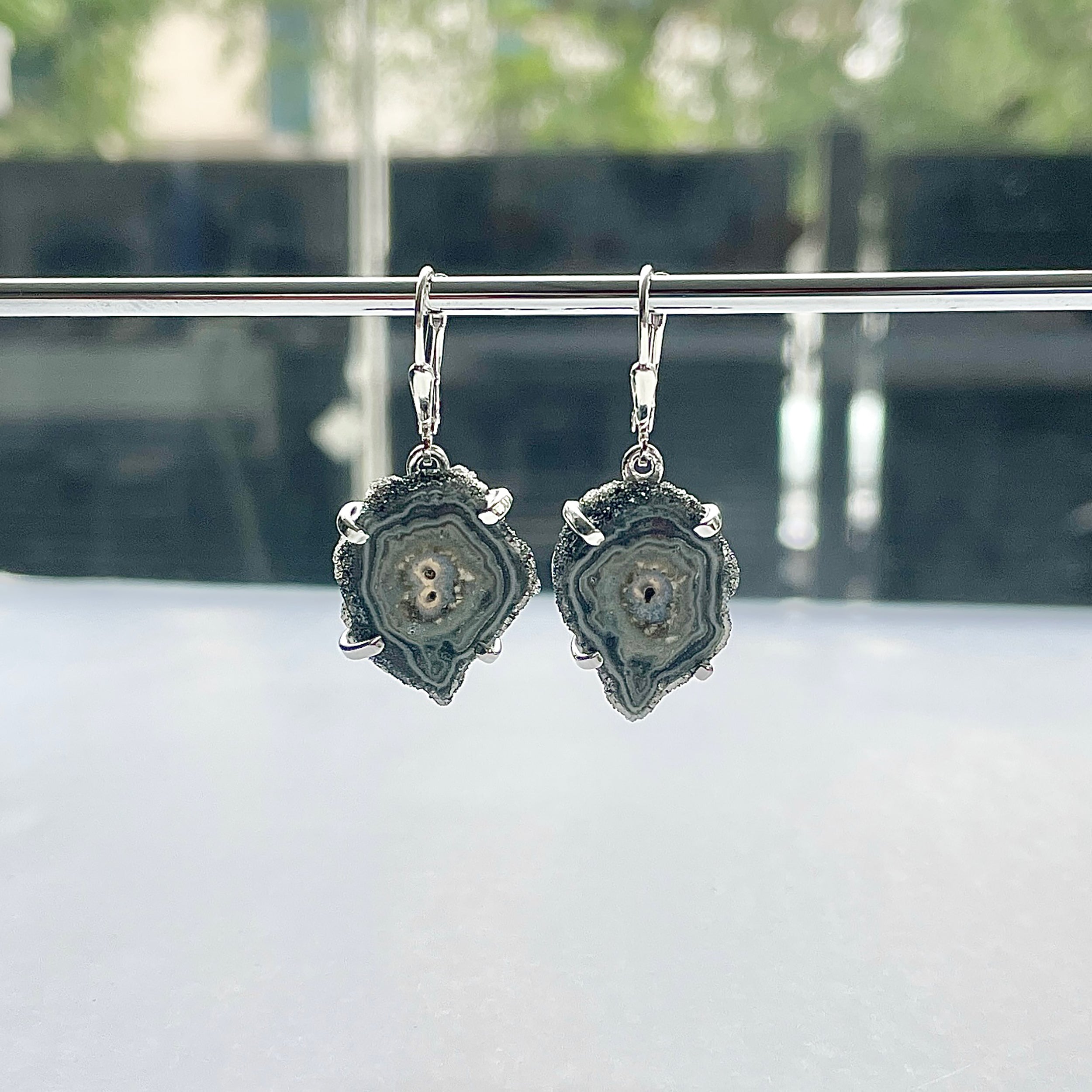 Amethyst Stalactite Earring-(ASL-E-19.)