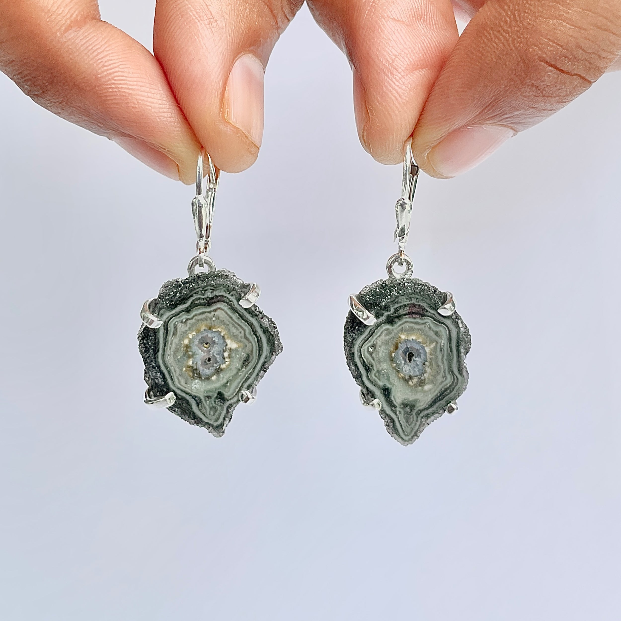 Amethyst Stalactite Earring-(ASL-E-19.)