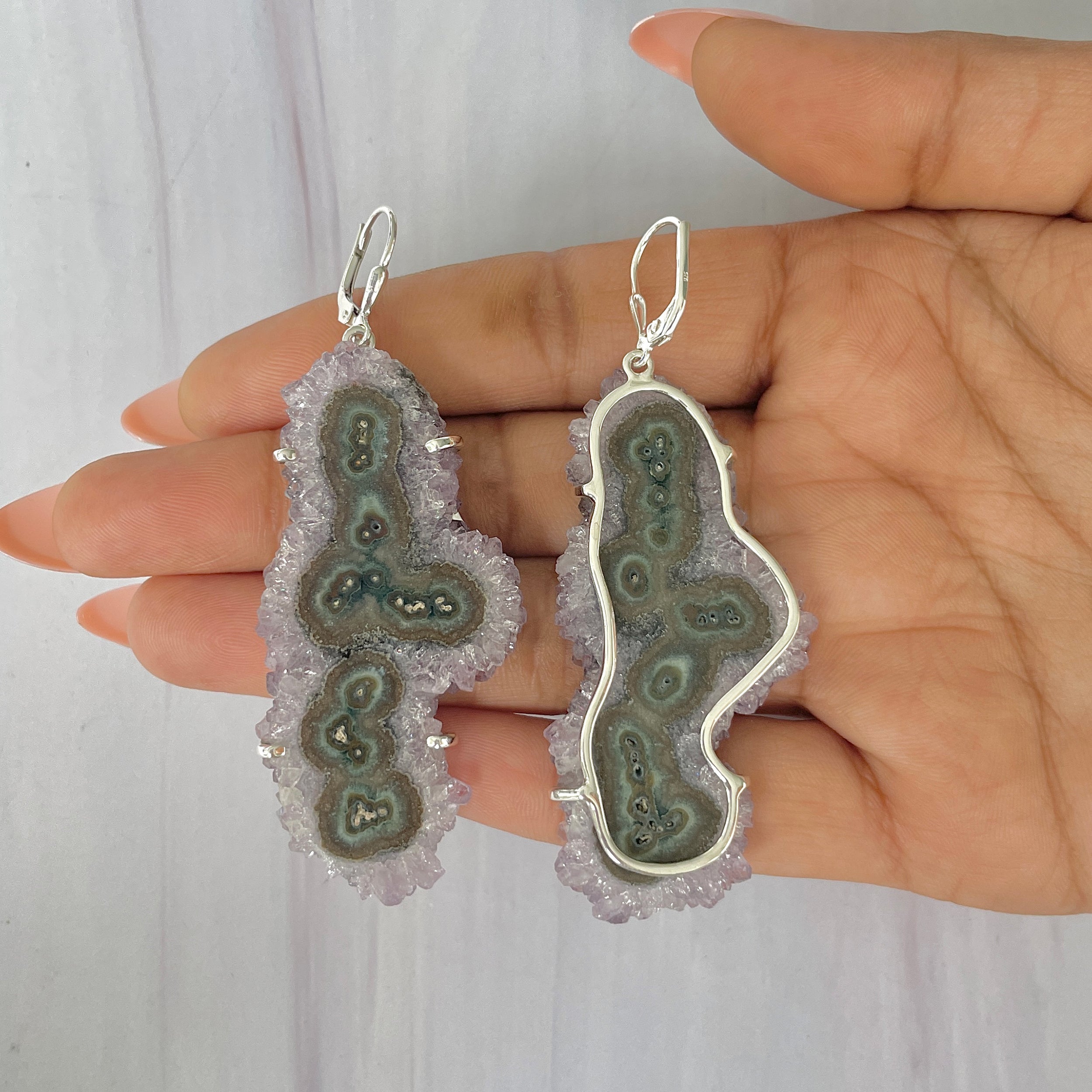 Amethyst Stalactite Earring-(ASL-E-2.)