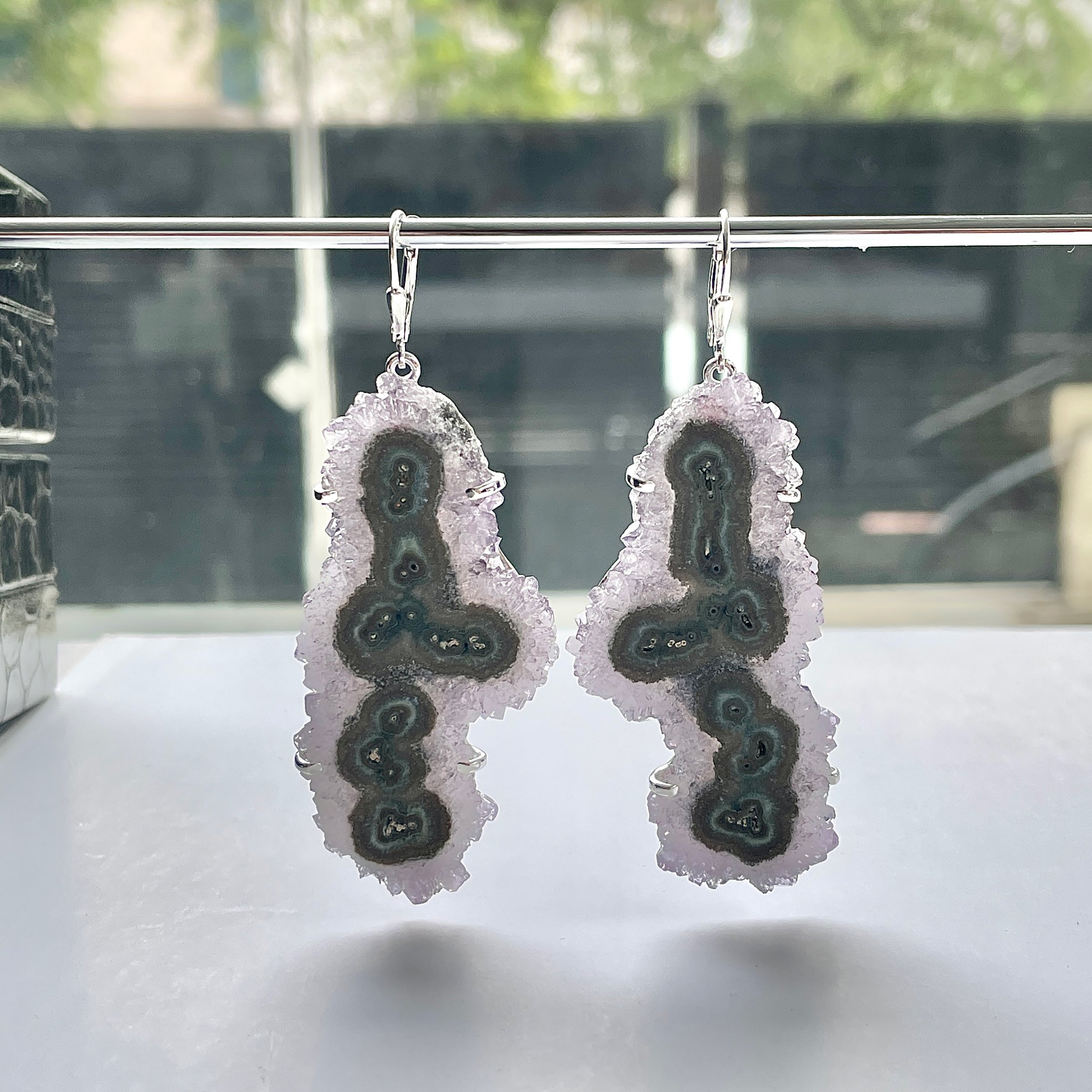 Amethyst Stalactite Earring-(ASL-E-2.)