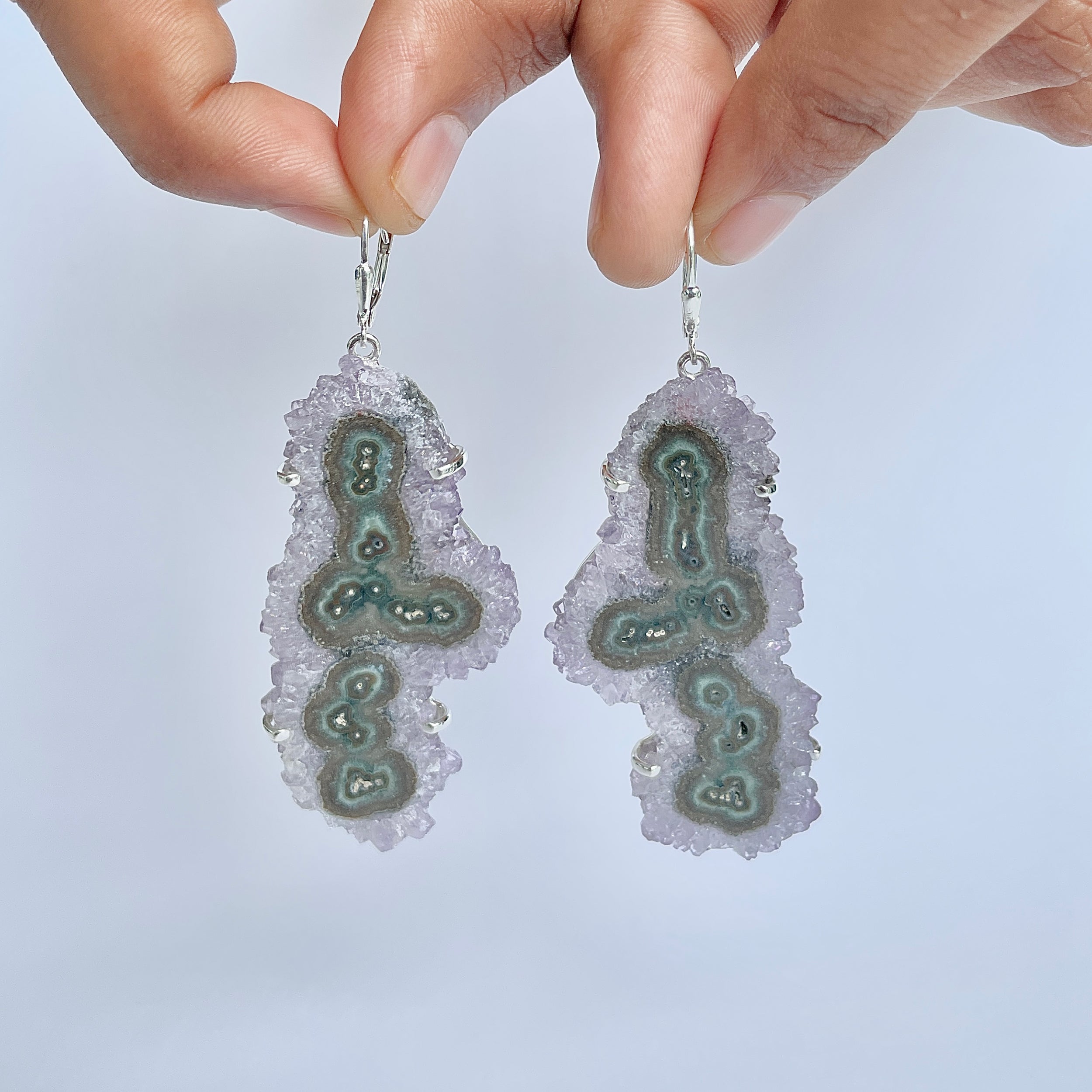 Amethyst Stalactite Earring-(ASL-E-2.)