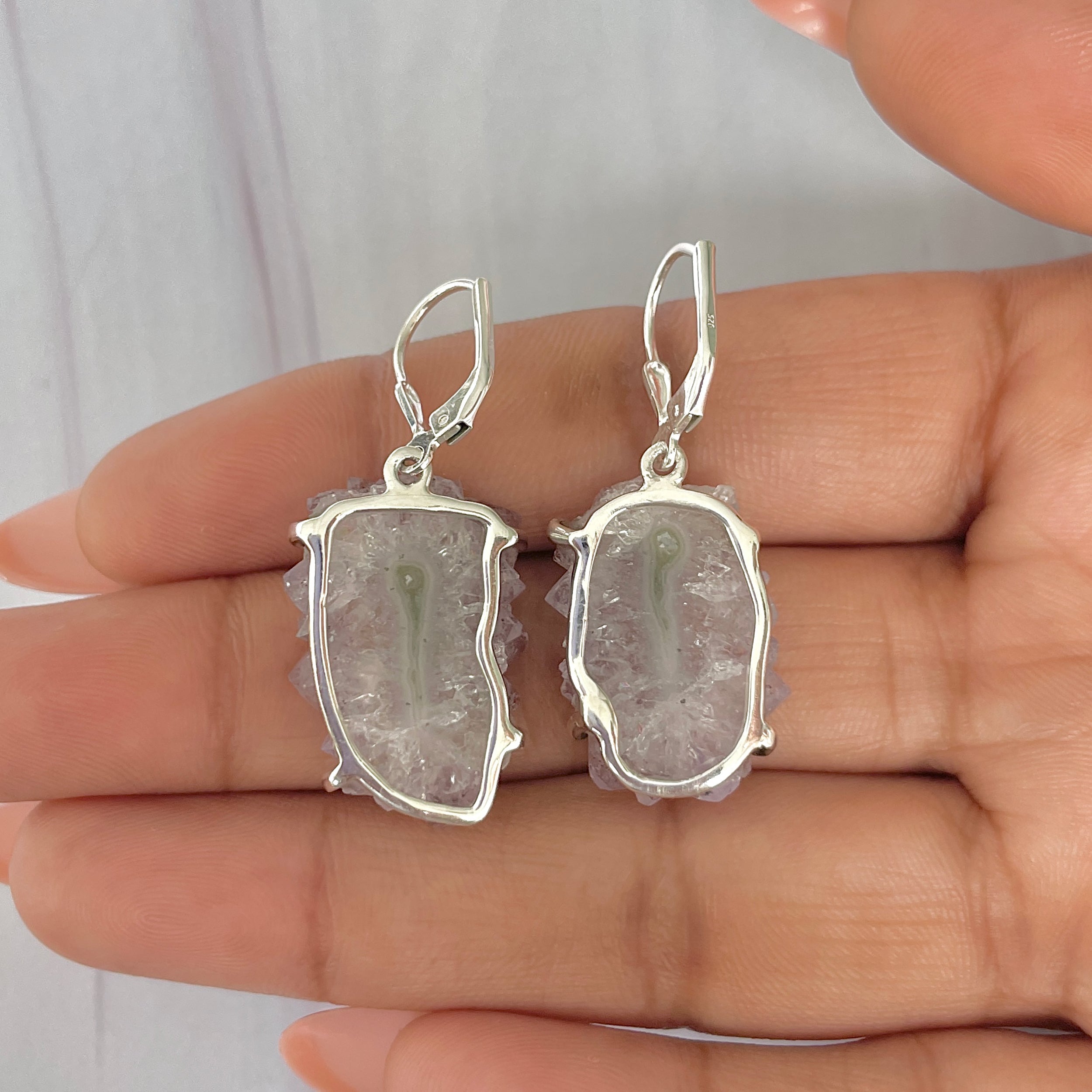 Amethyst Stalactite Earring-(ASL-E-21.)