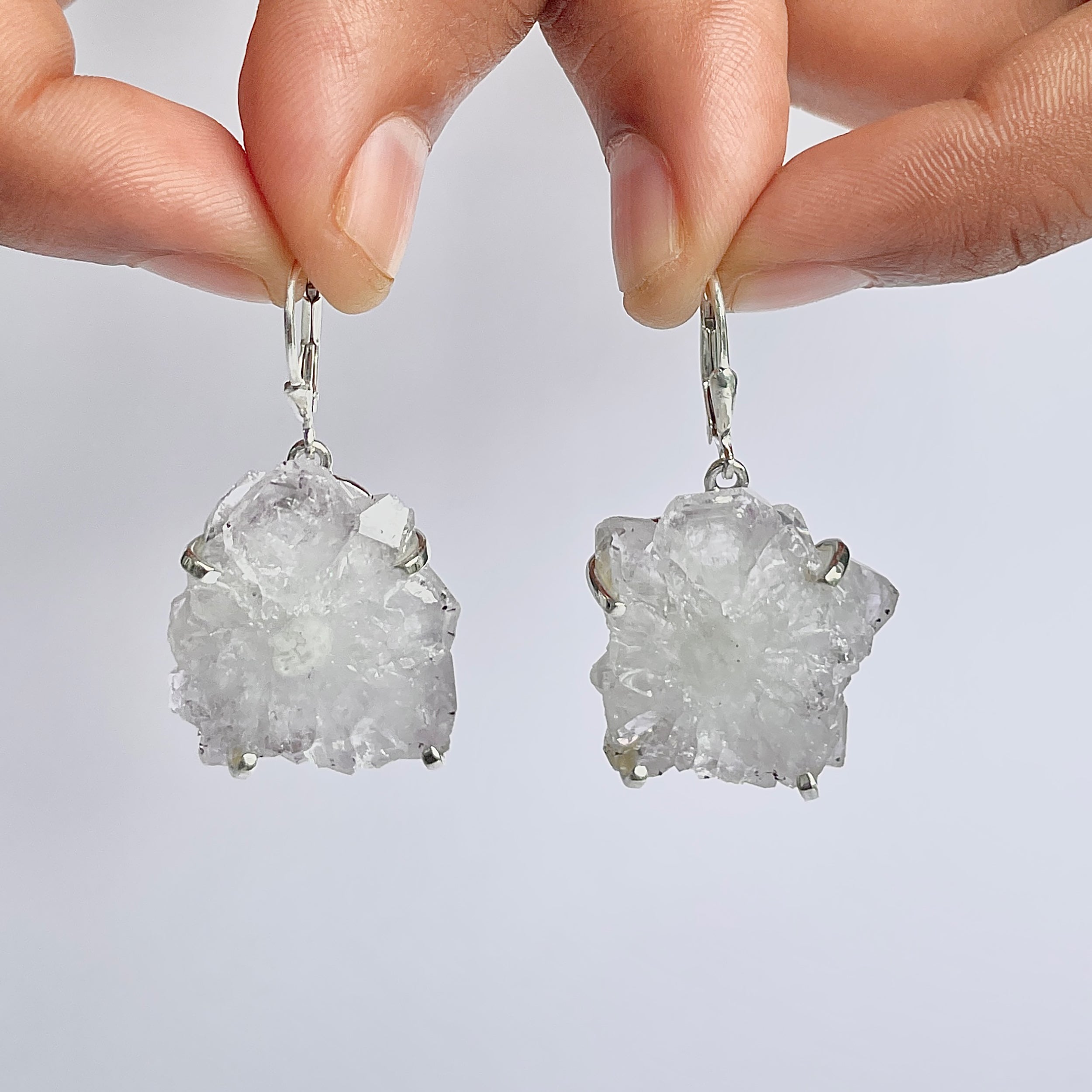 Amethyst Stalactite Earring-(ASL-E-23.)