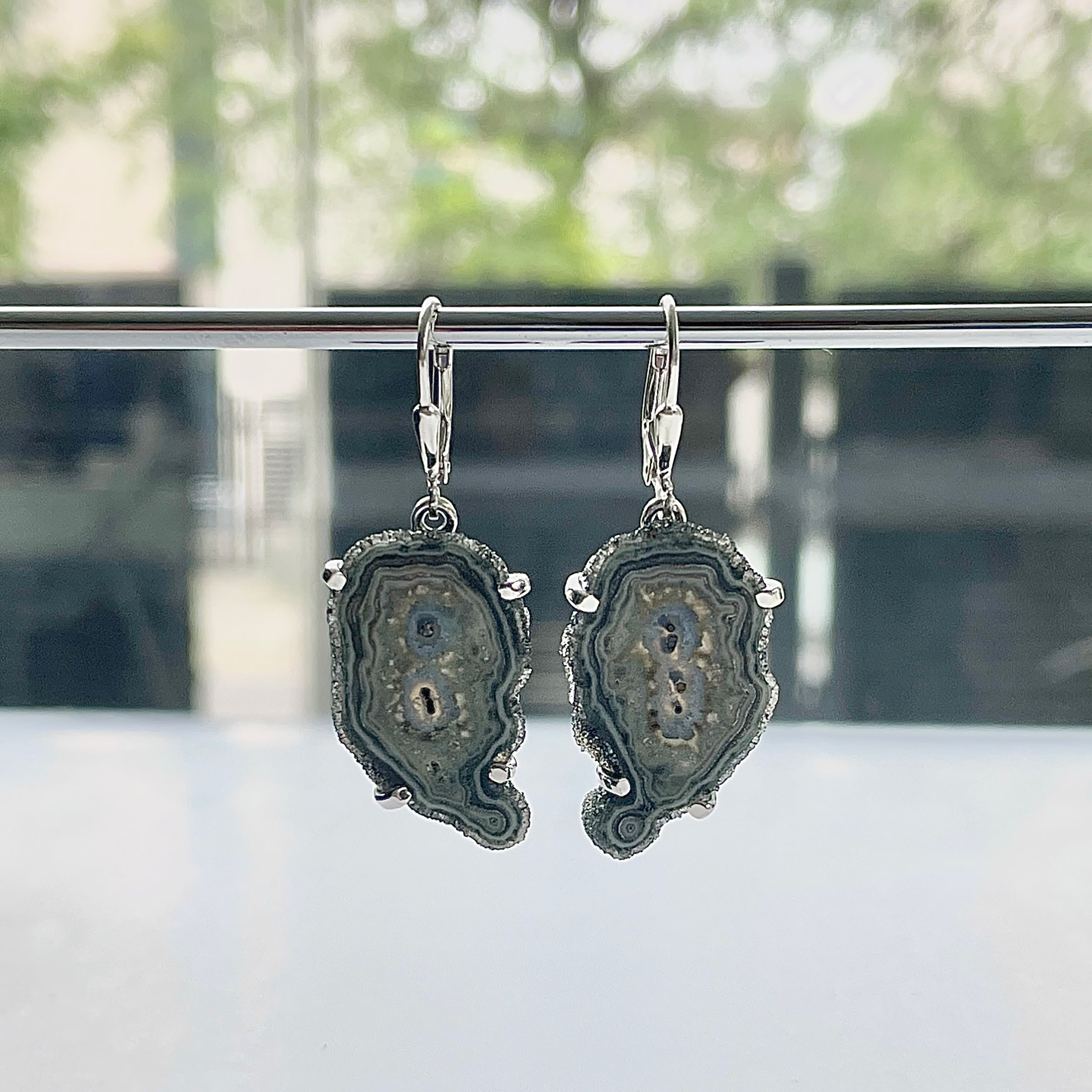 Amethyst Stalactite Earring-(ASL-E-24.)