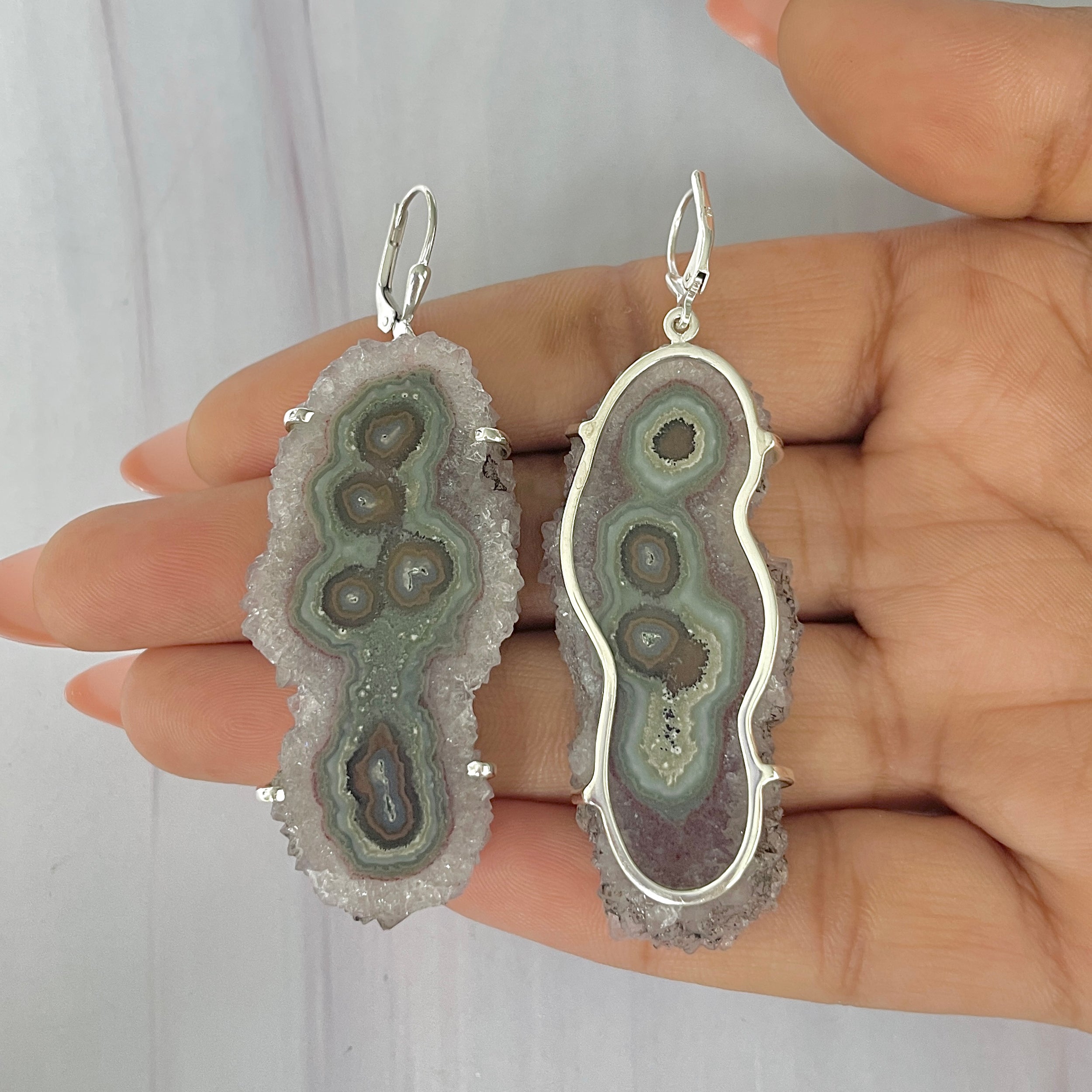 Amethyst Stalactite Earring-(ASL-E-3.)