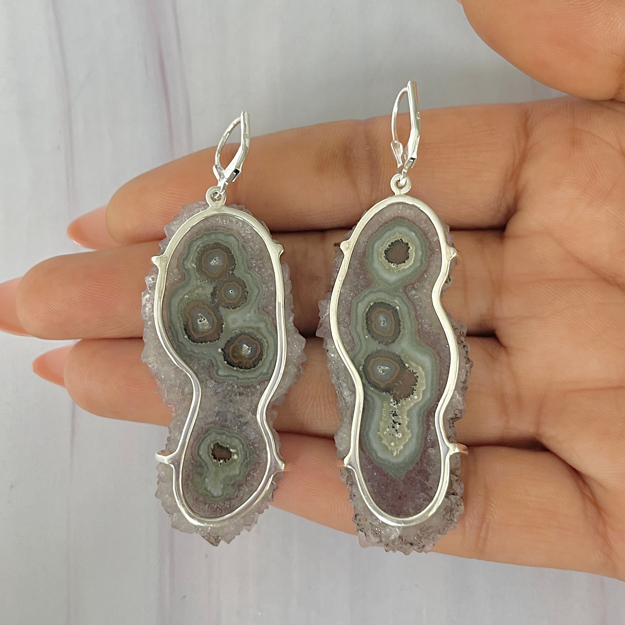 Amethyst Stalactite Earring-(ASL-E-3.)