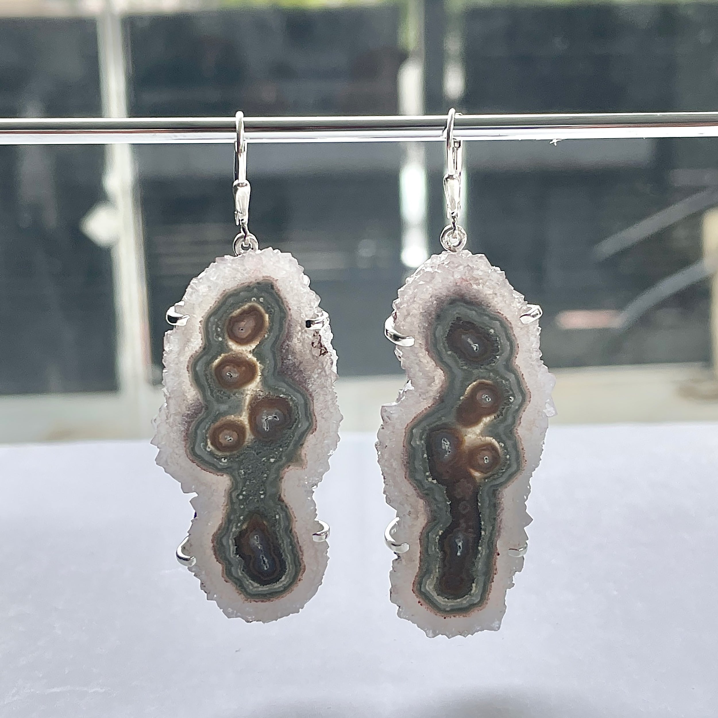 Amethyst Stalactite Earring-(ASL-E-3.)