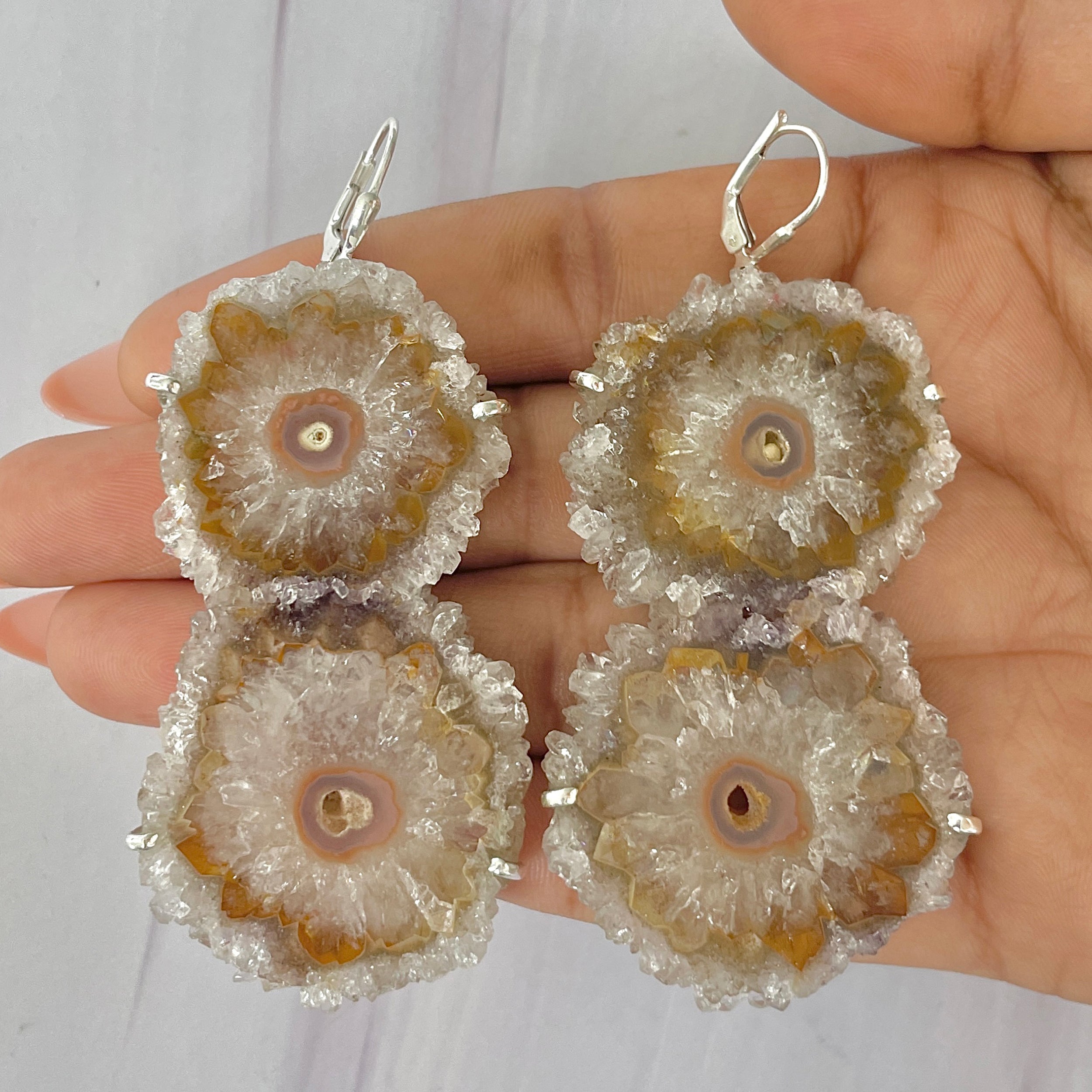 Amethyst Stalactite Earring-(ASL-E-4.)