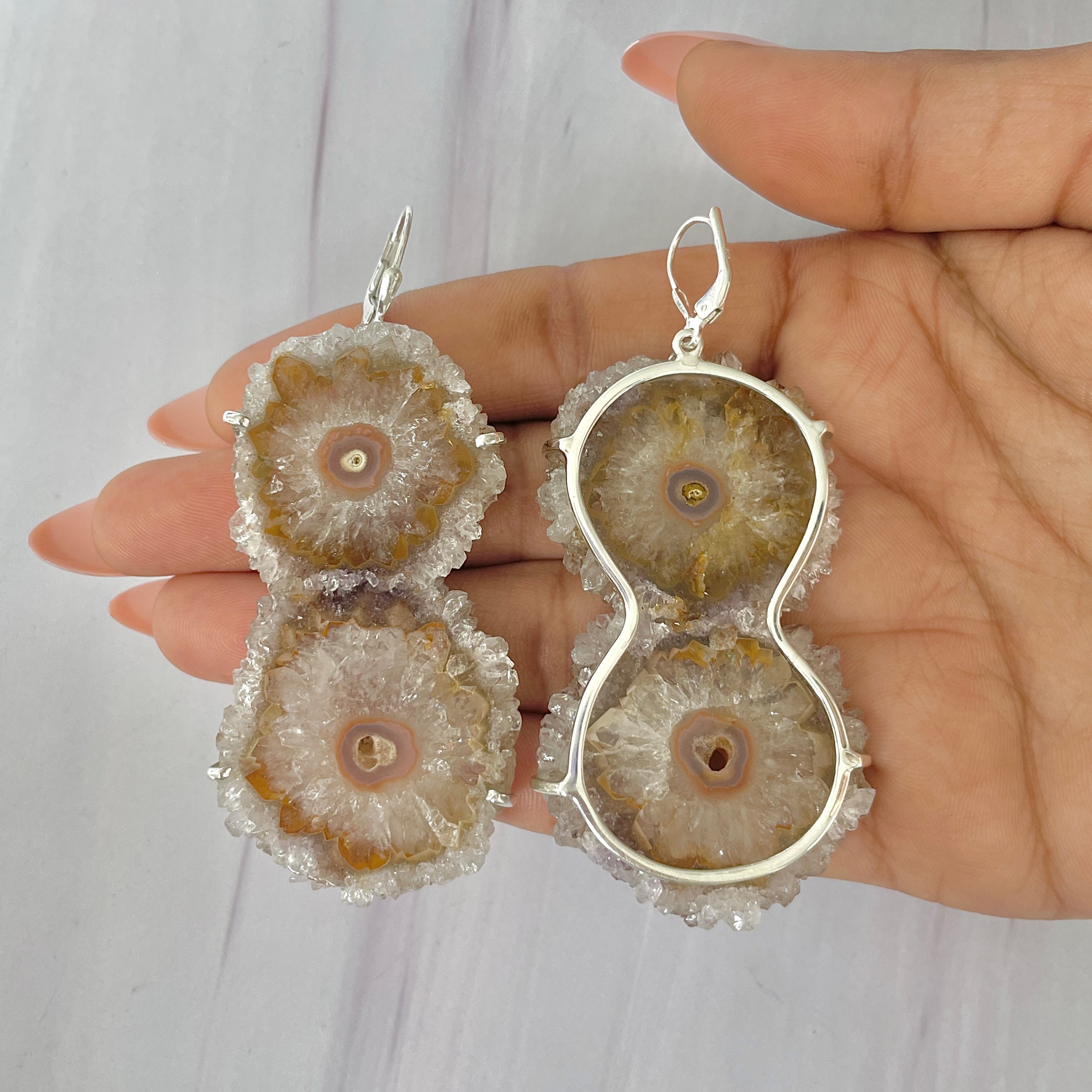 Amethyst Stalactite Earring-(ASL-E-4.)