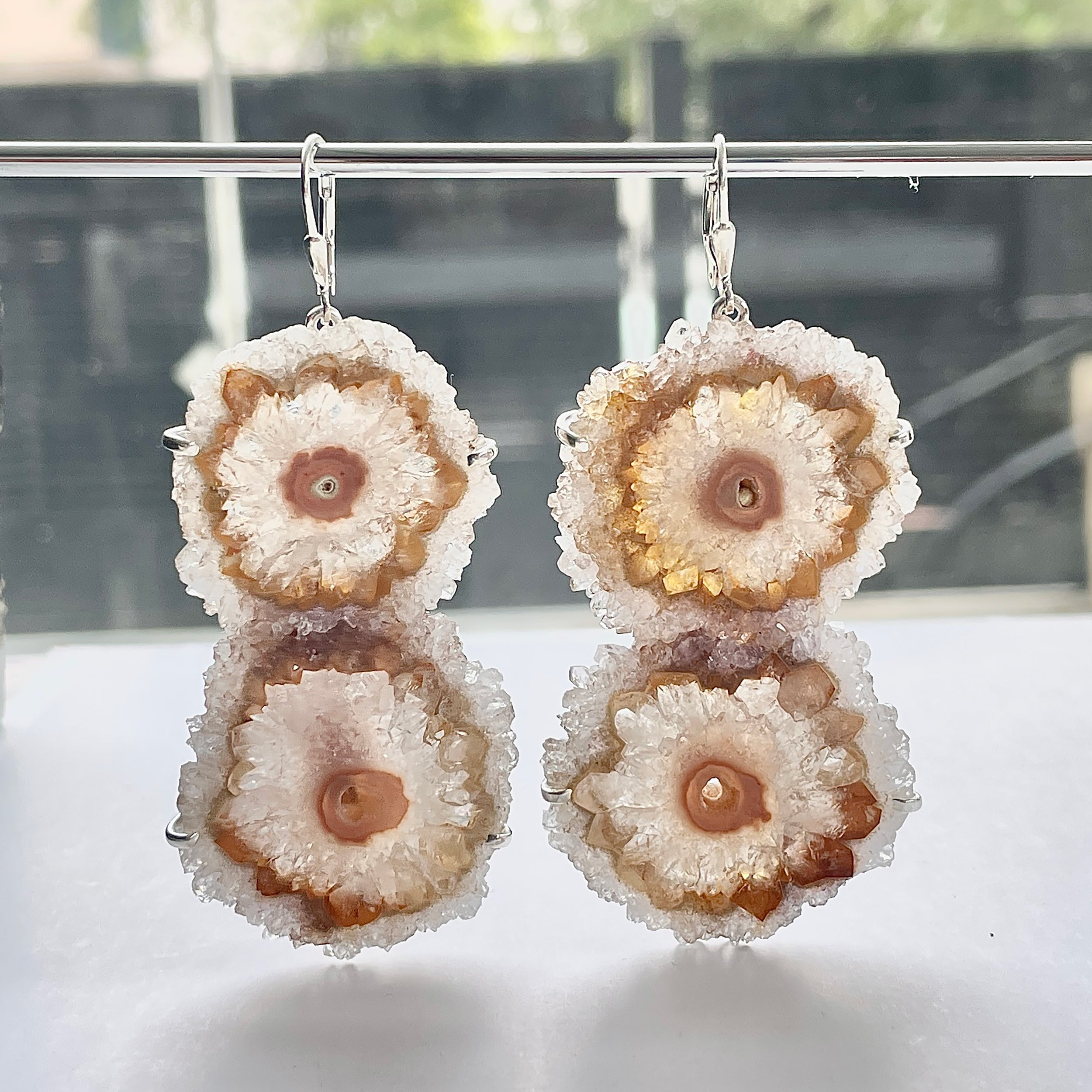 Amethyst Stalactite Earring-(ASL-E-4.)