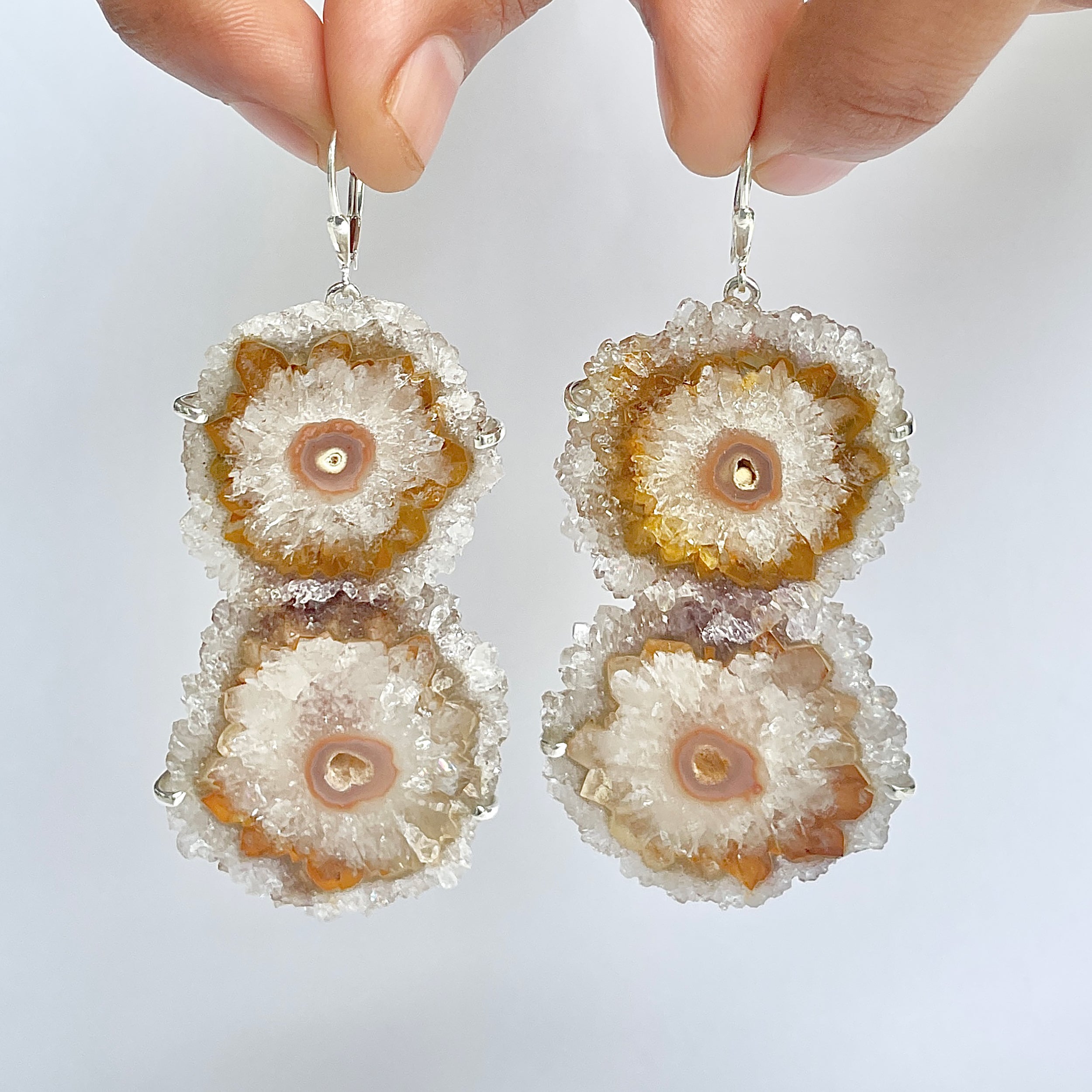 Amethyst Stalactite Earring-(ASL-E-4.)