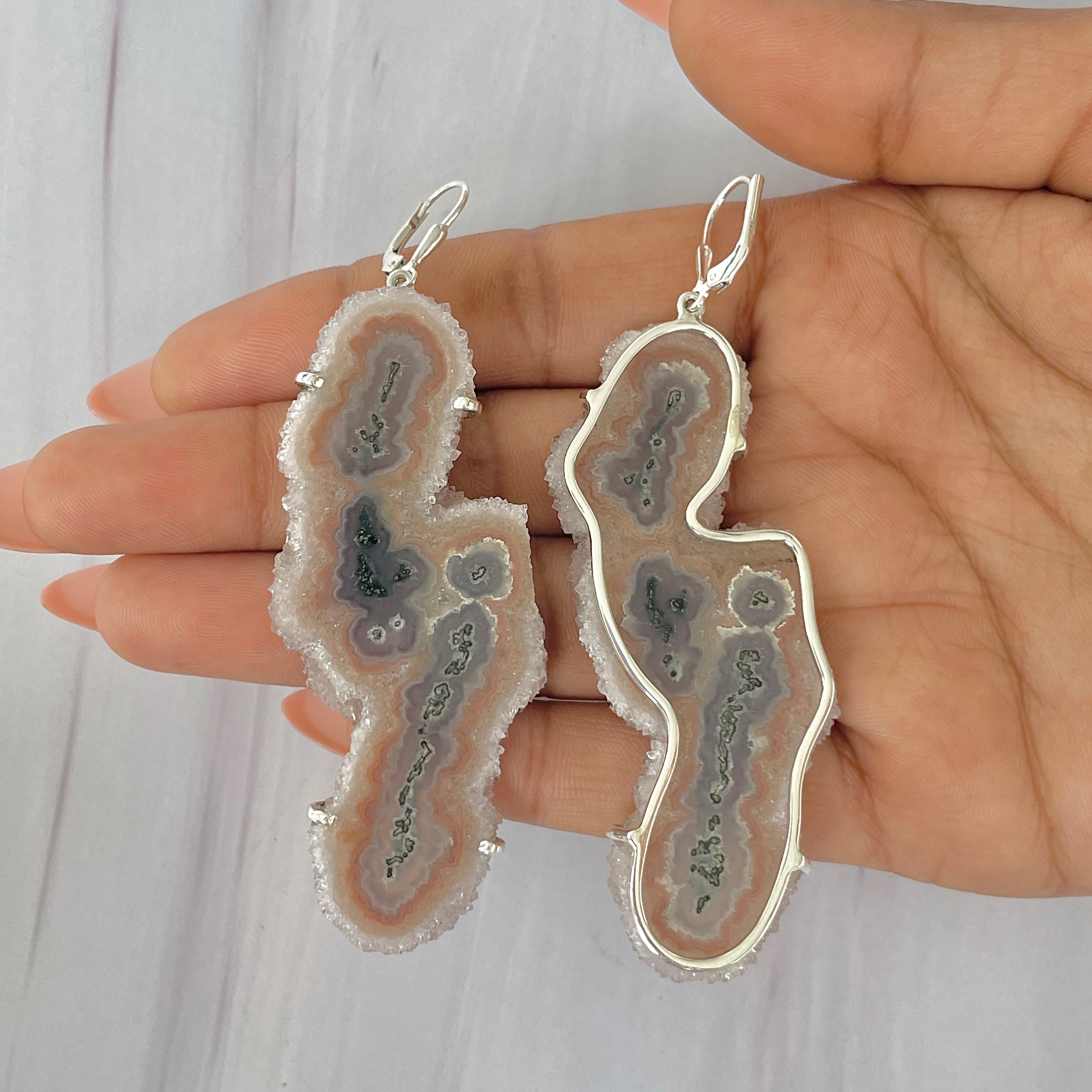 Amethyst Stalactite Earring-(ASL-E-5.)