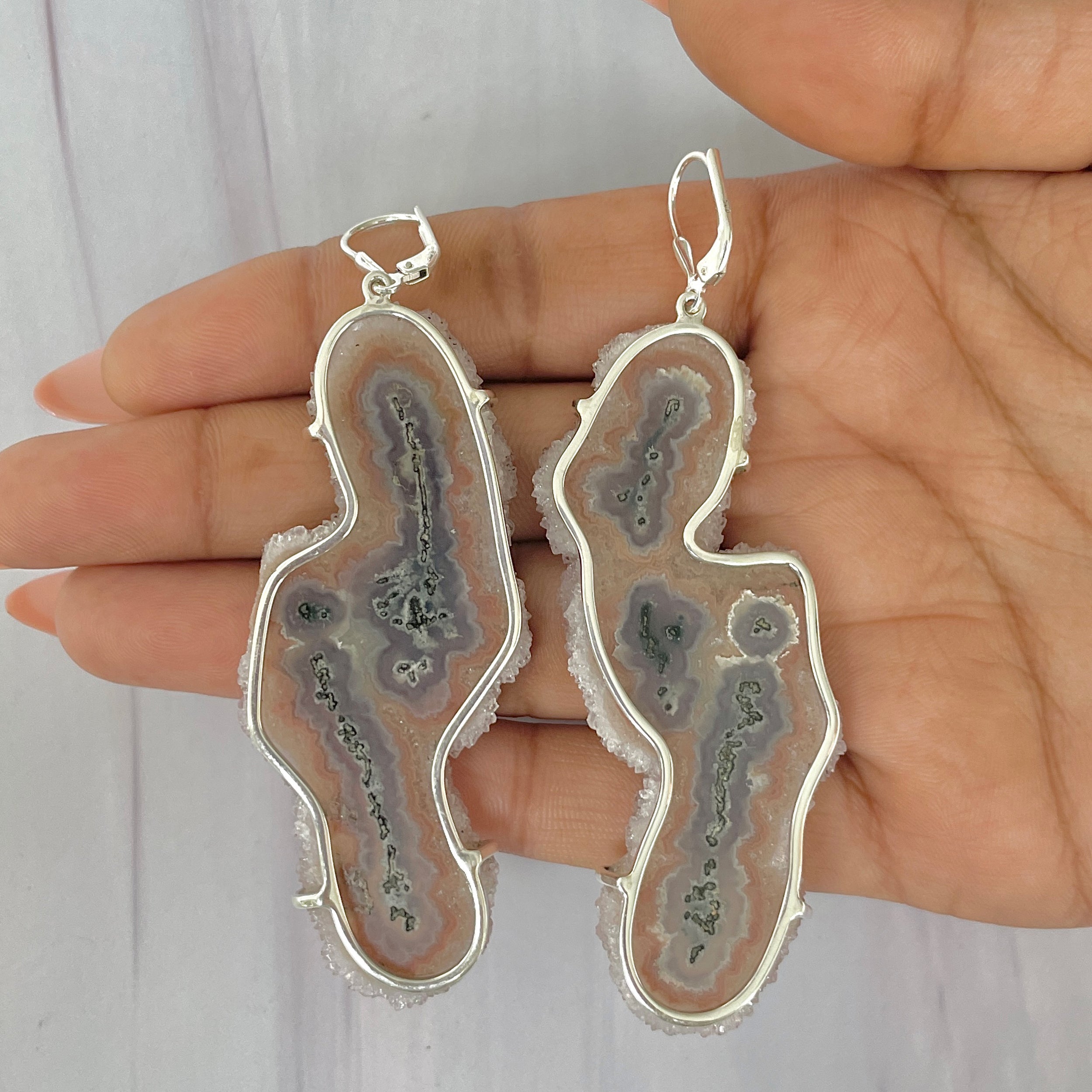 Amethyst Stalactite Earring-(ASL-E-5.)