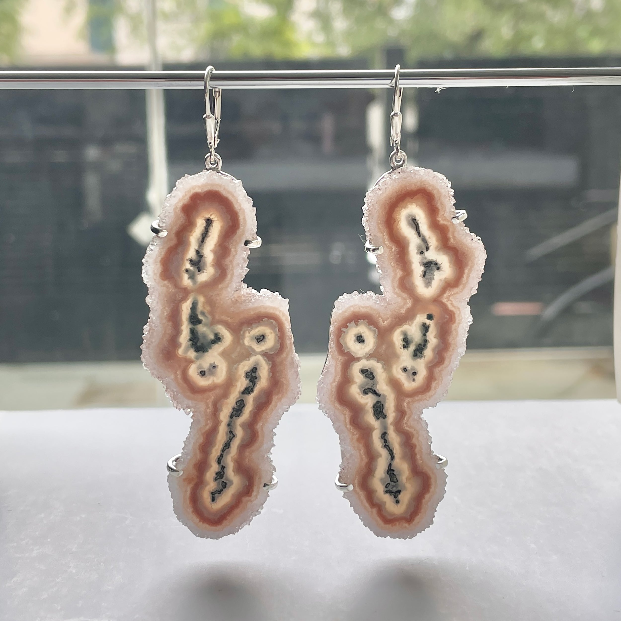 Amethyst Stalactite Earring-(ASL-E-5.)