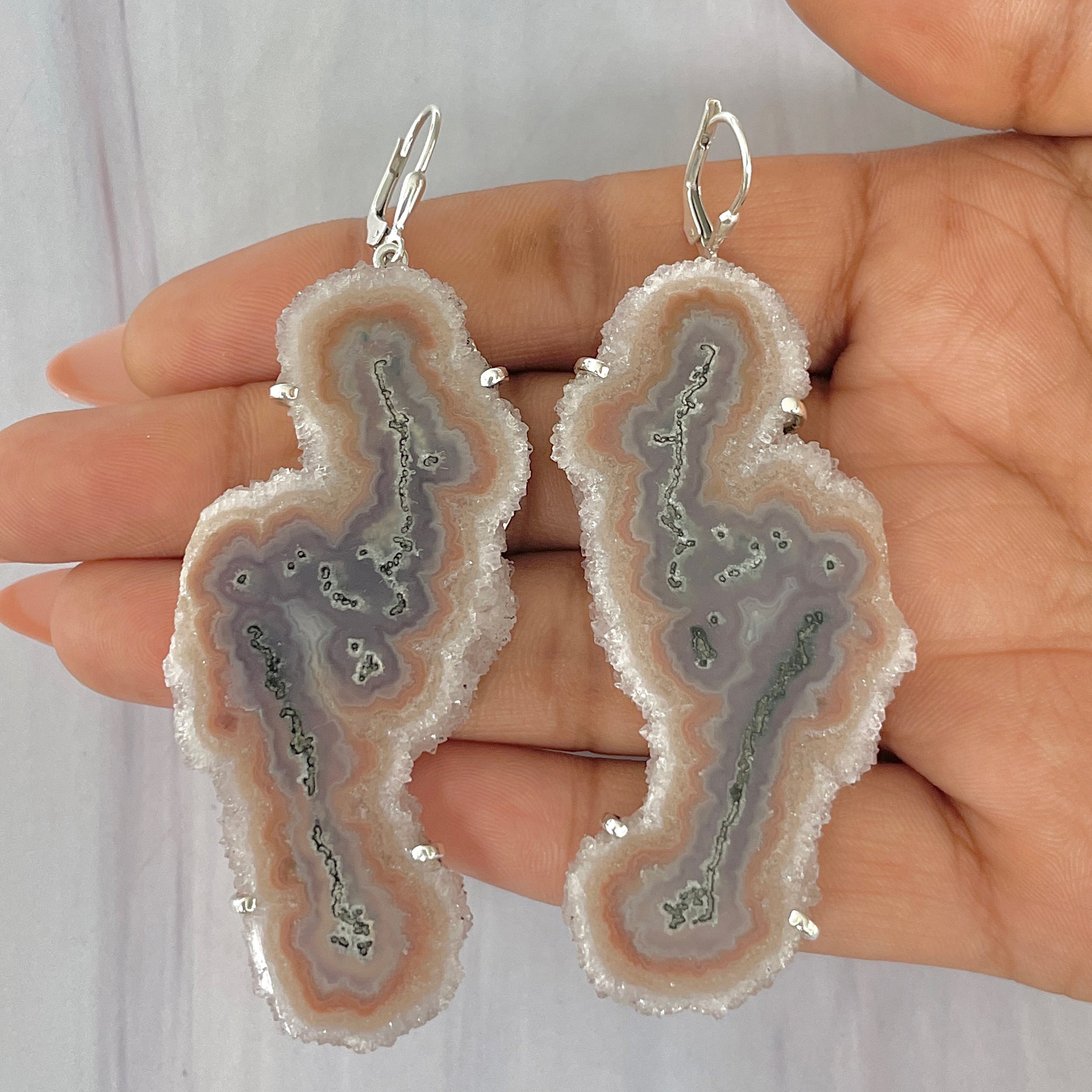 Amethyst Stalactite Earring-(ASL-E-6.)