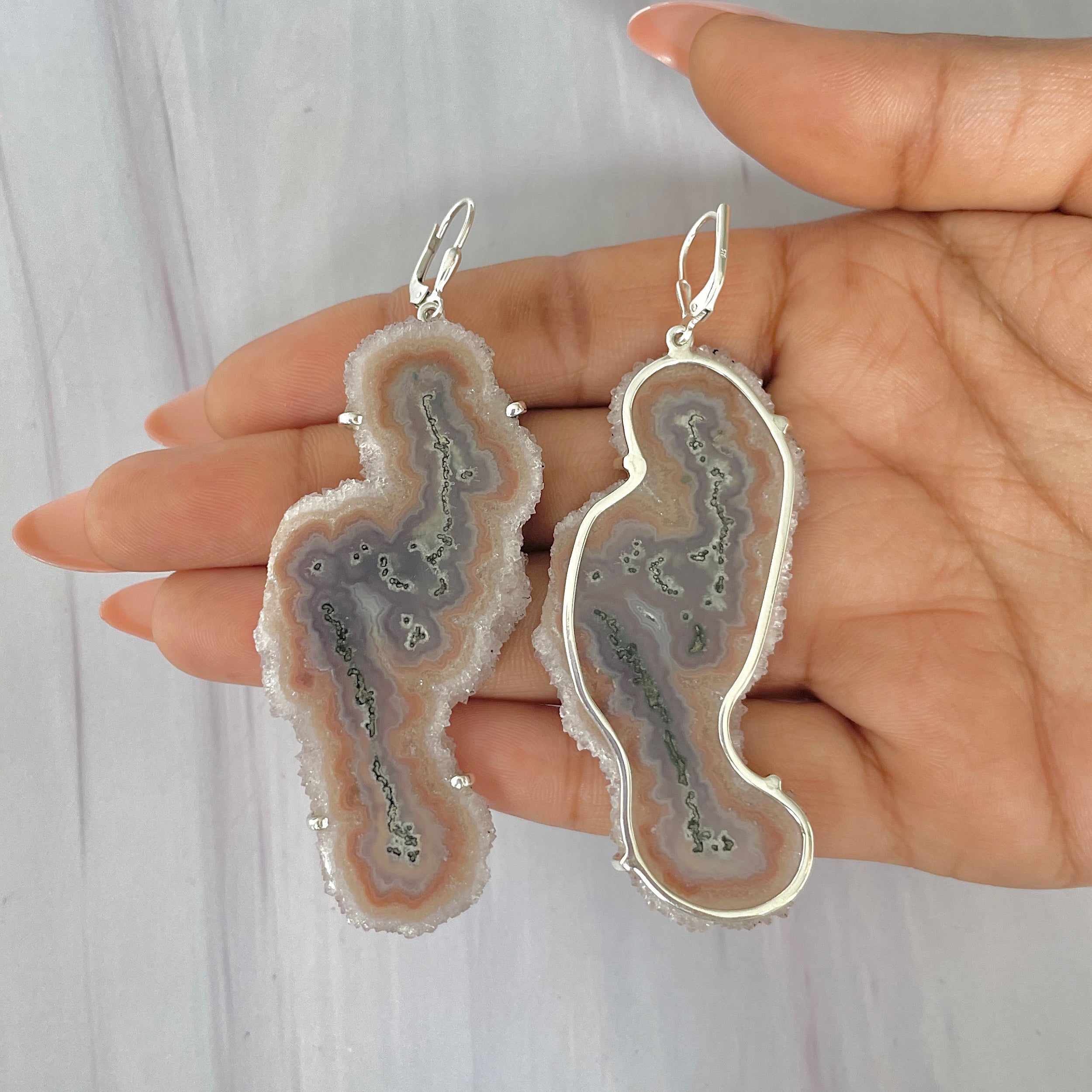 Amethyst Stalactite Earring-(ASL-E-6.)