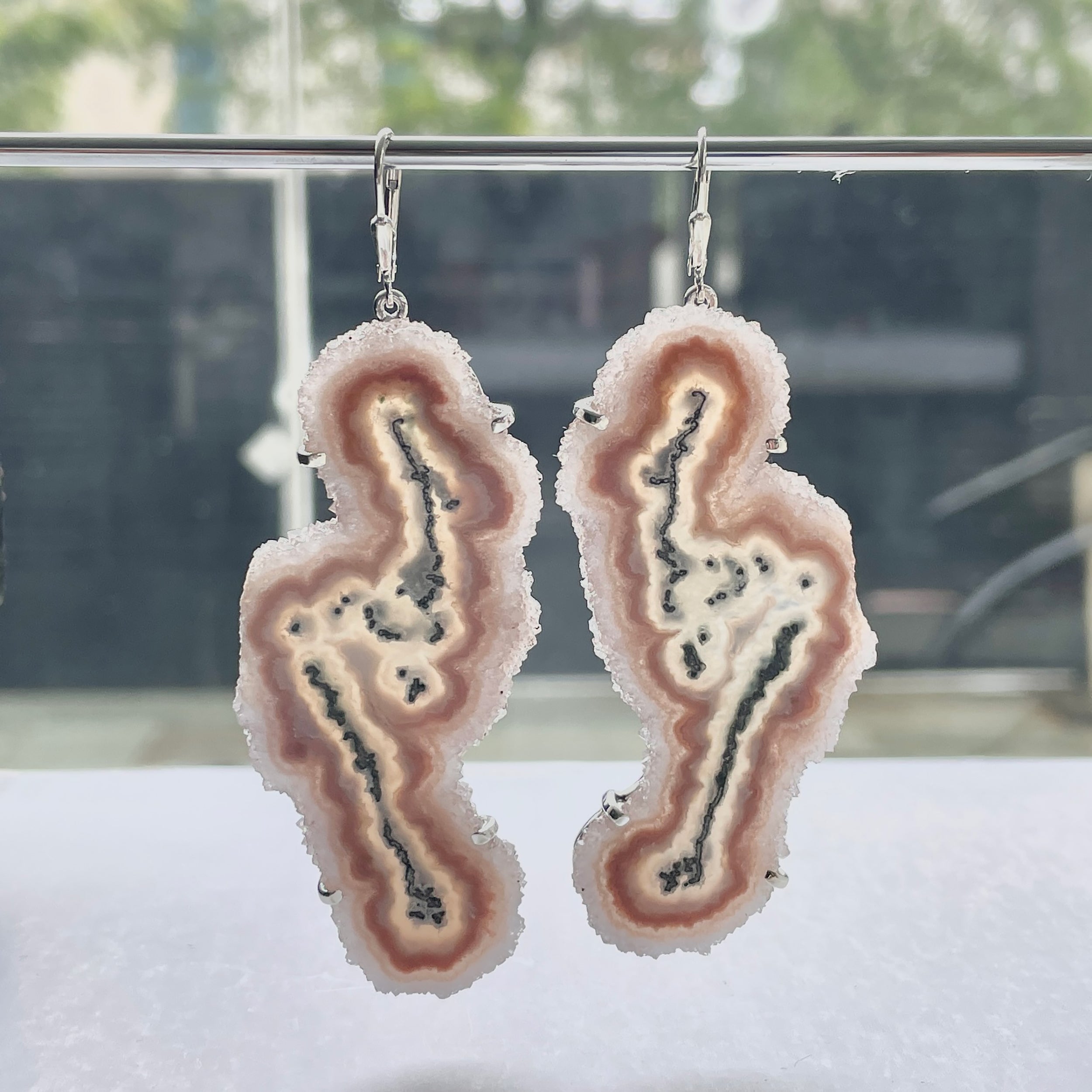 Amethyst Stalactite Earring-(ASL-E-6.)