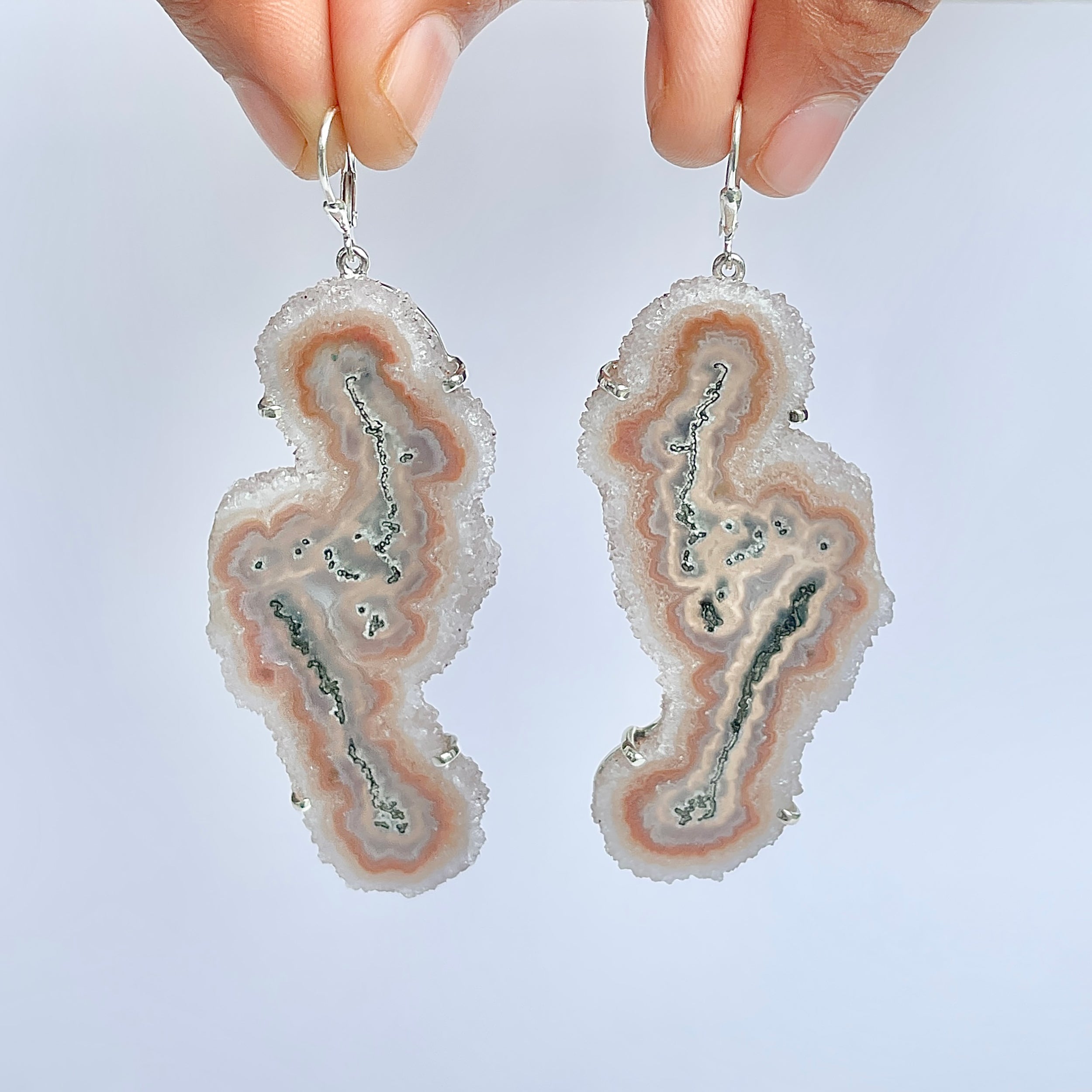 Amethyst Stalactite Earring-(ASL-E-6.)