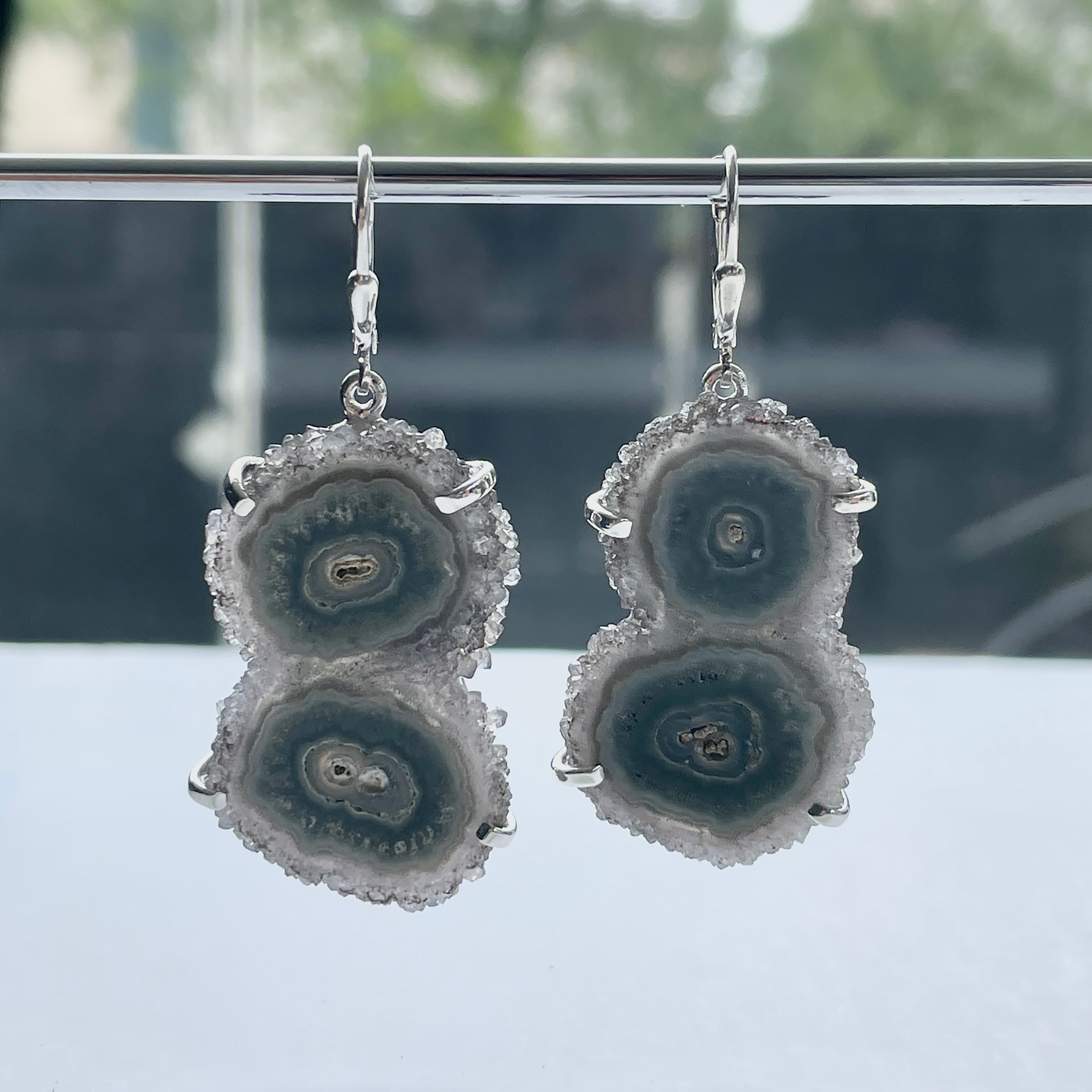 Amethyst Stalactite Earring-(ASL-E-7.)
