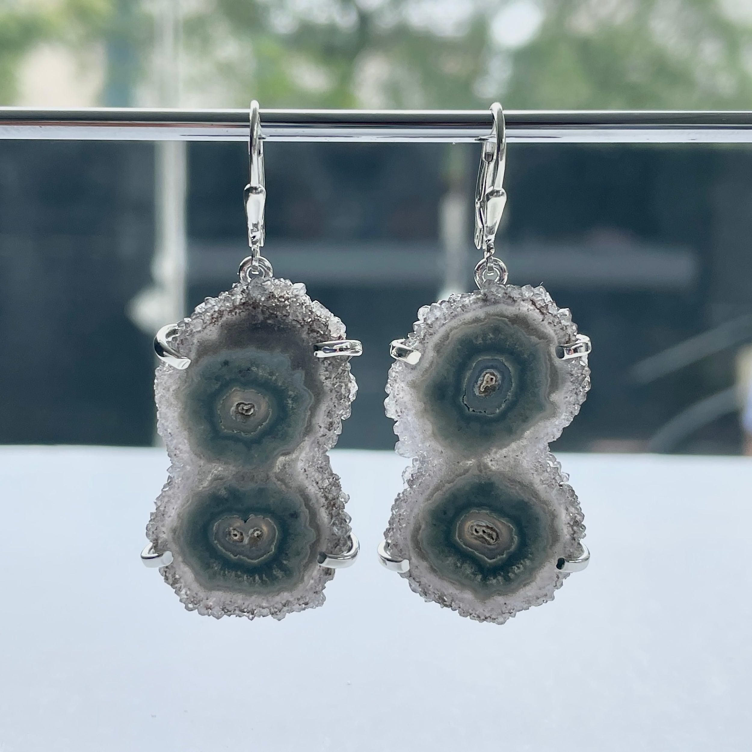 Amethyst Stalactite Earring-(ASL-E-8.)