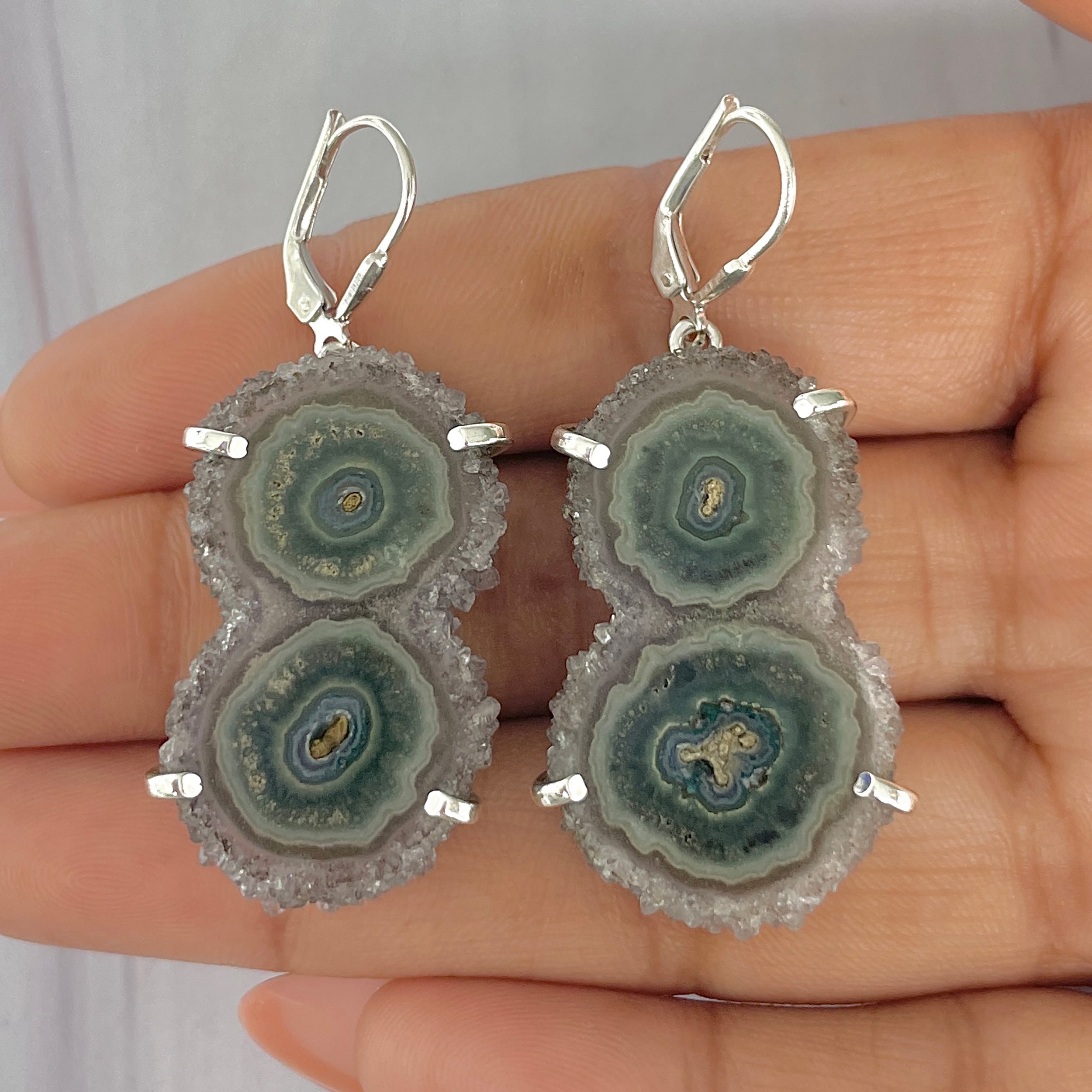 Amethyst Stalactite Earring-(ASL-E-9.)