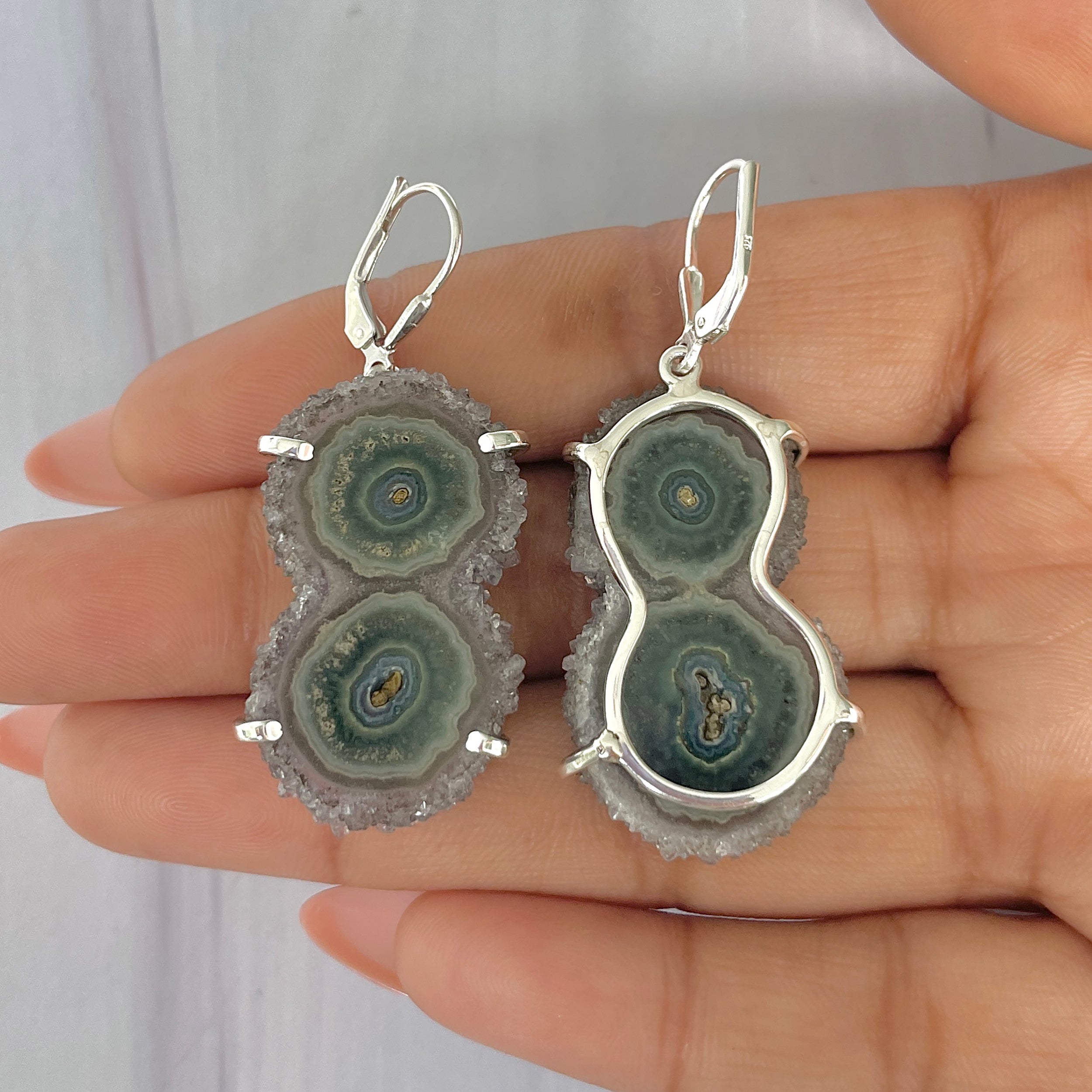 Amethyst Stalactite Earring-(ASL-E-9.)