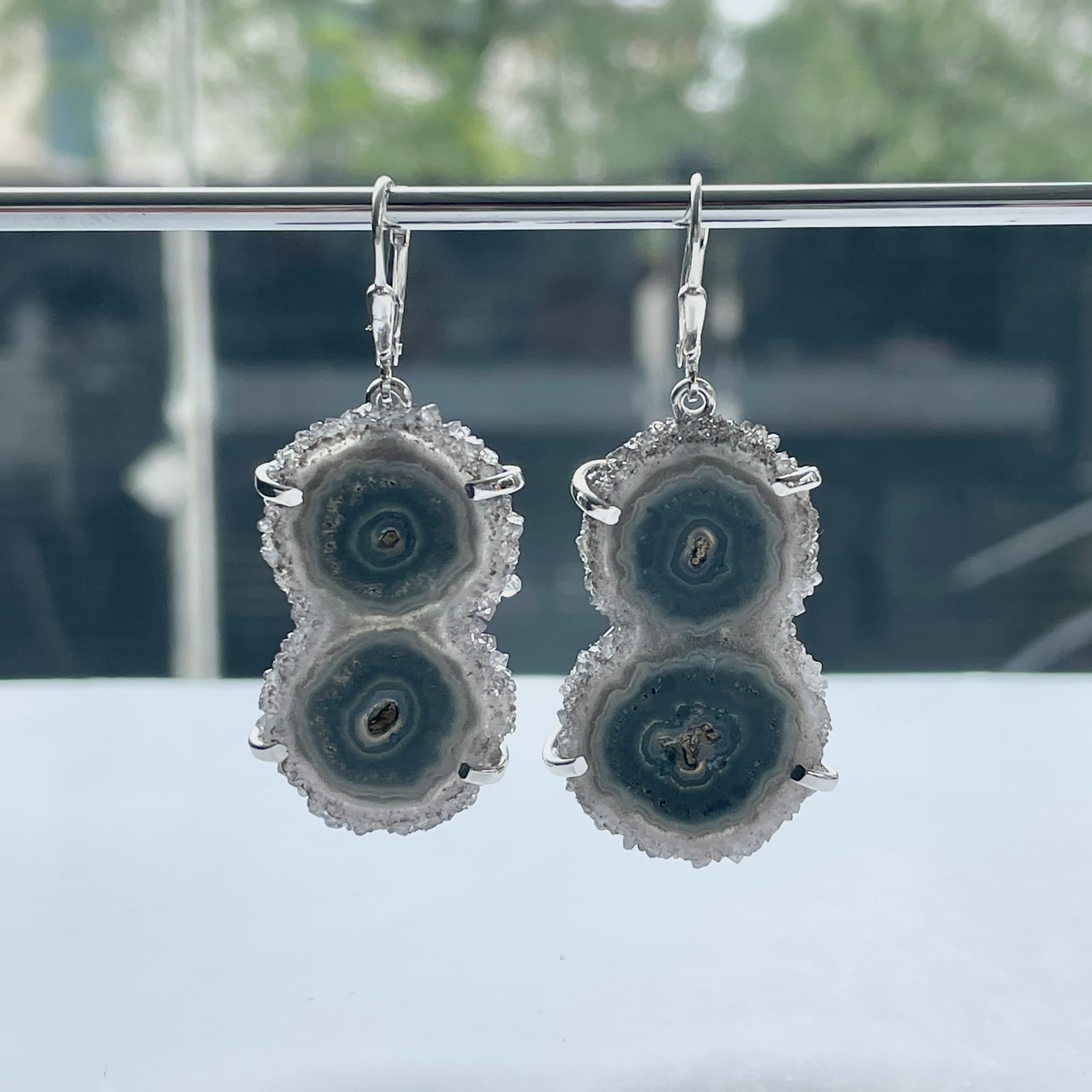 Amethyst Stalactite Earring-(ASL-E-9.)
