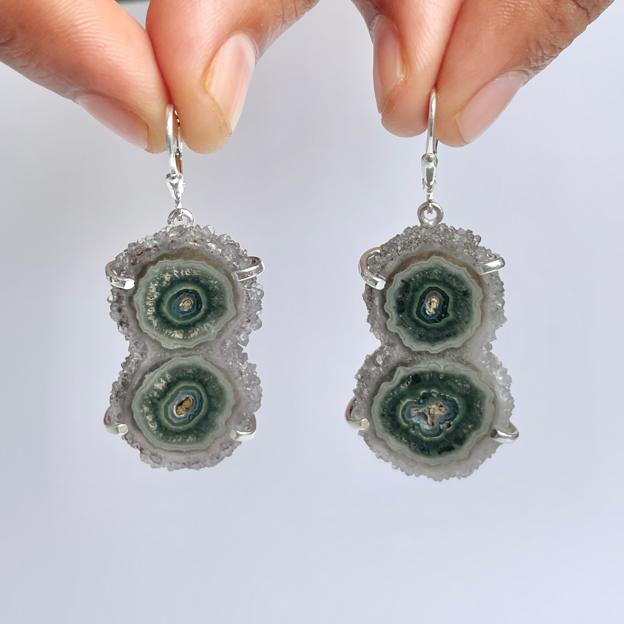 Amethyst Stalactite Earring-(ASL-E-9.)