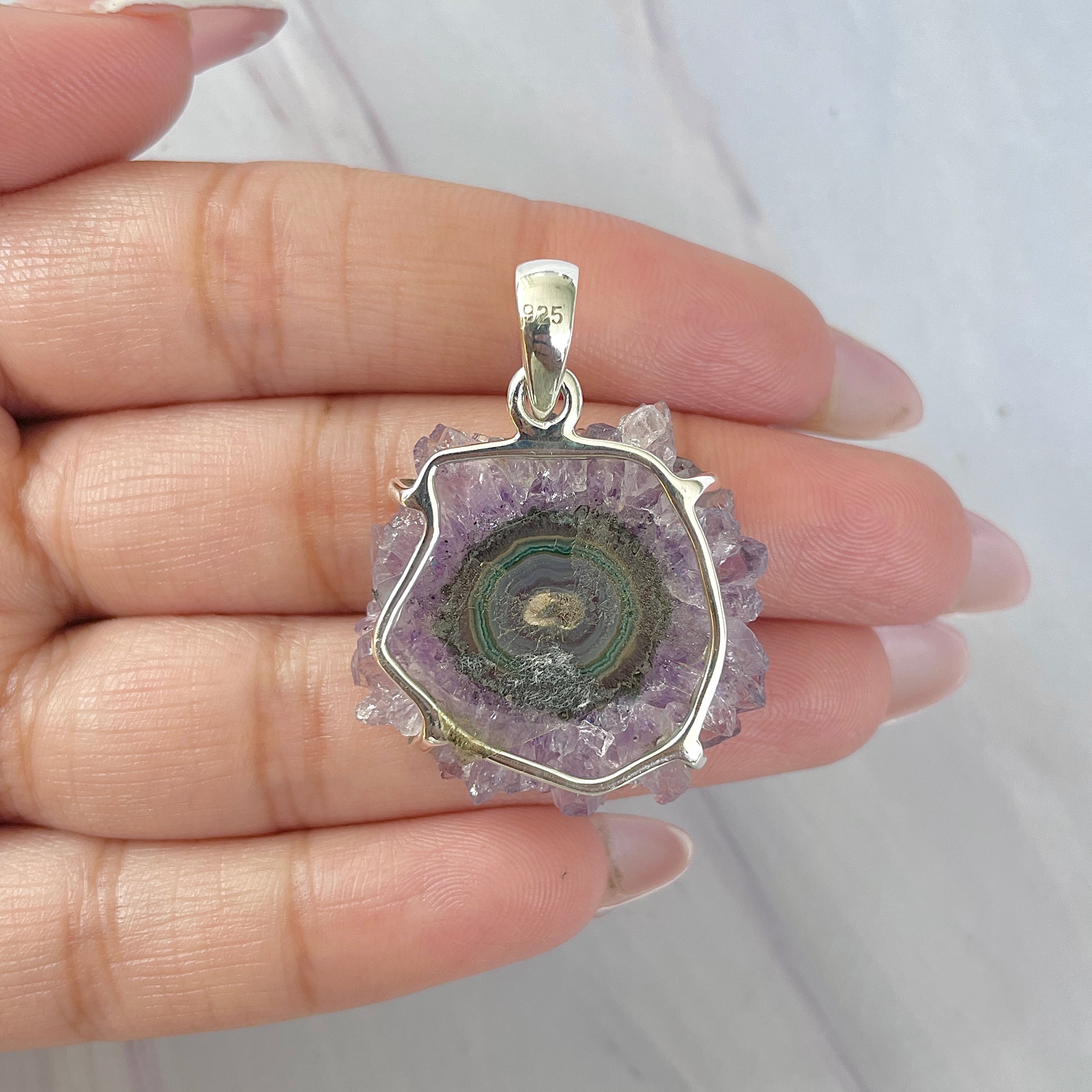 Amethyst Stalactite Pendant-(ASL-P-1.)