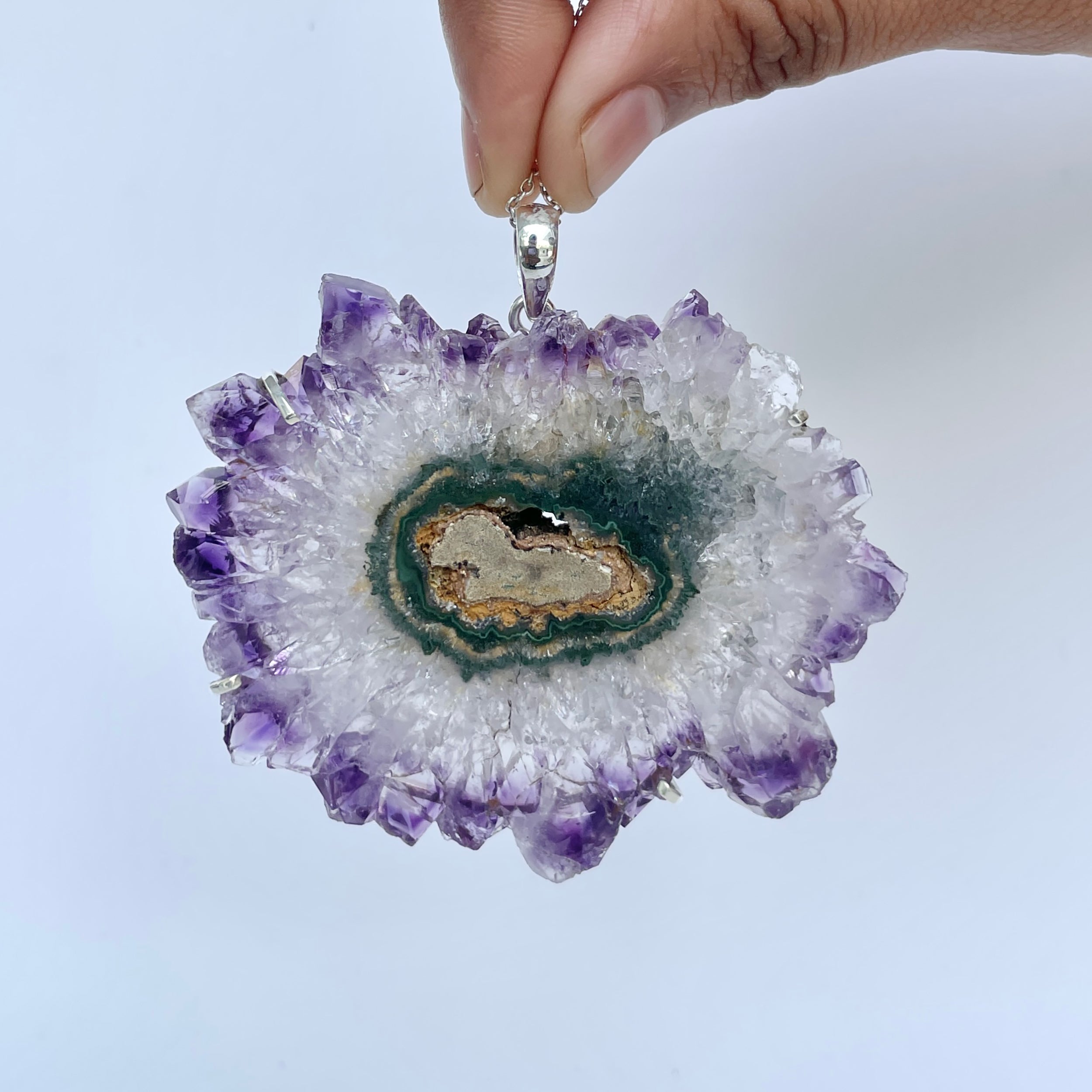 Amethyst Stalactite Pendant-(ASL-P-100.)