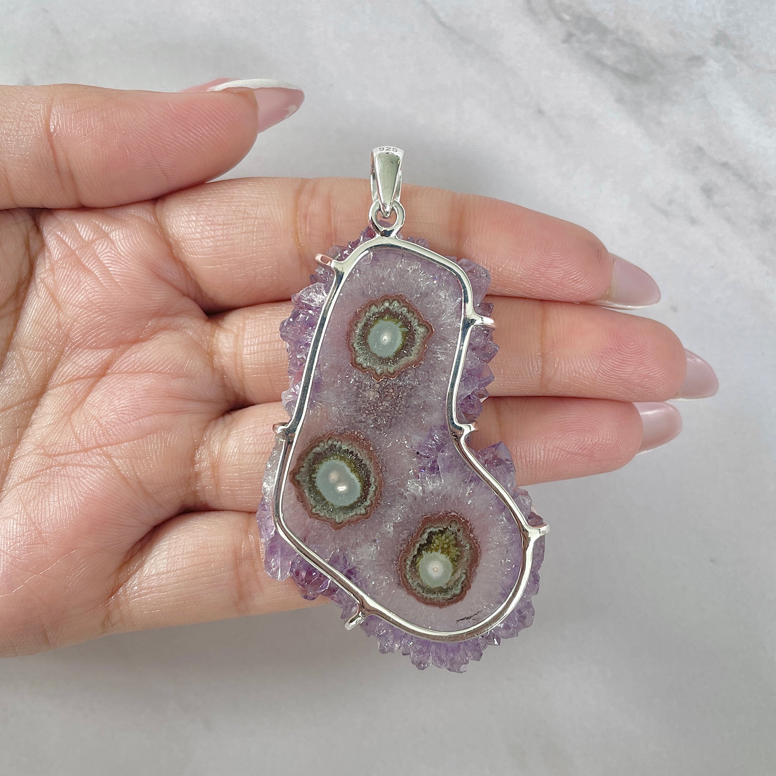 Amethyst Stalactite Pendant-(ASL-P-106.)