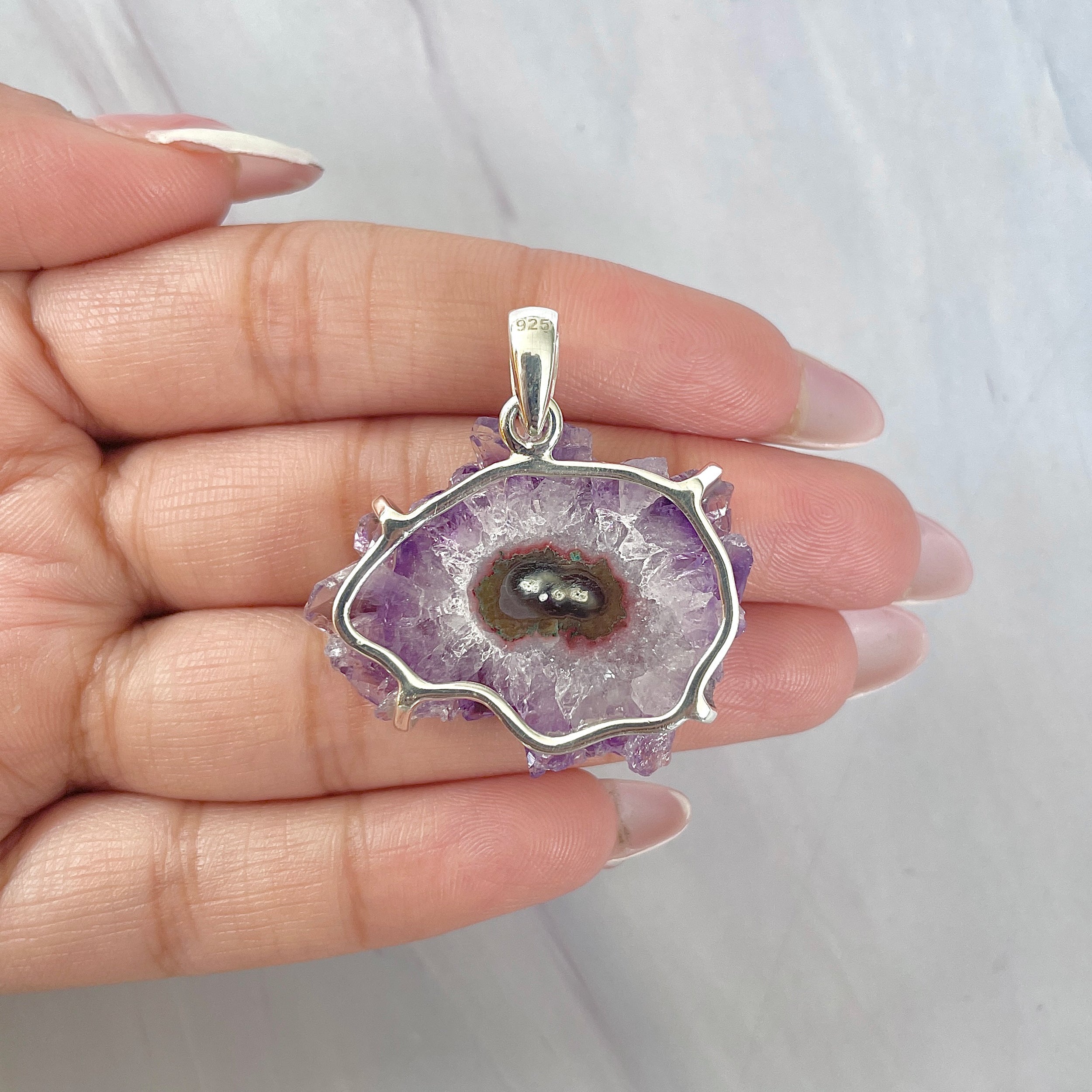 Amethyst Stalactite Pendant-(ASL-P-11.)