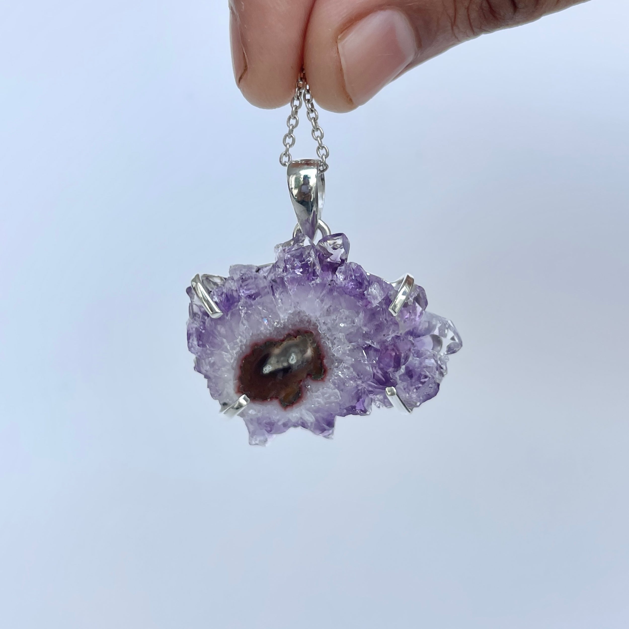 Amethyst Stalactite Pendant-(ASL-P-11.)