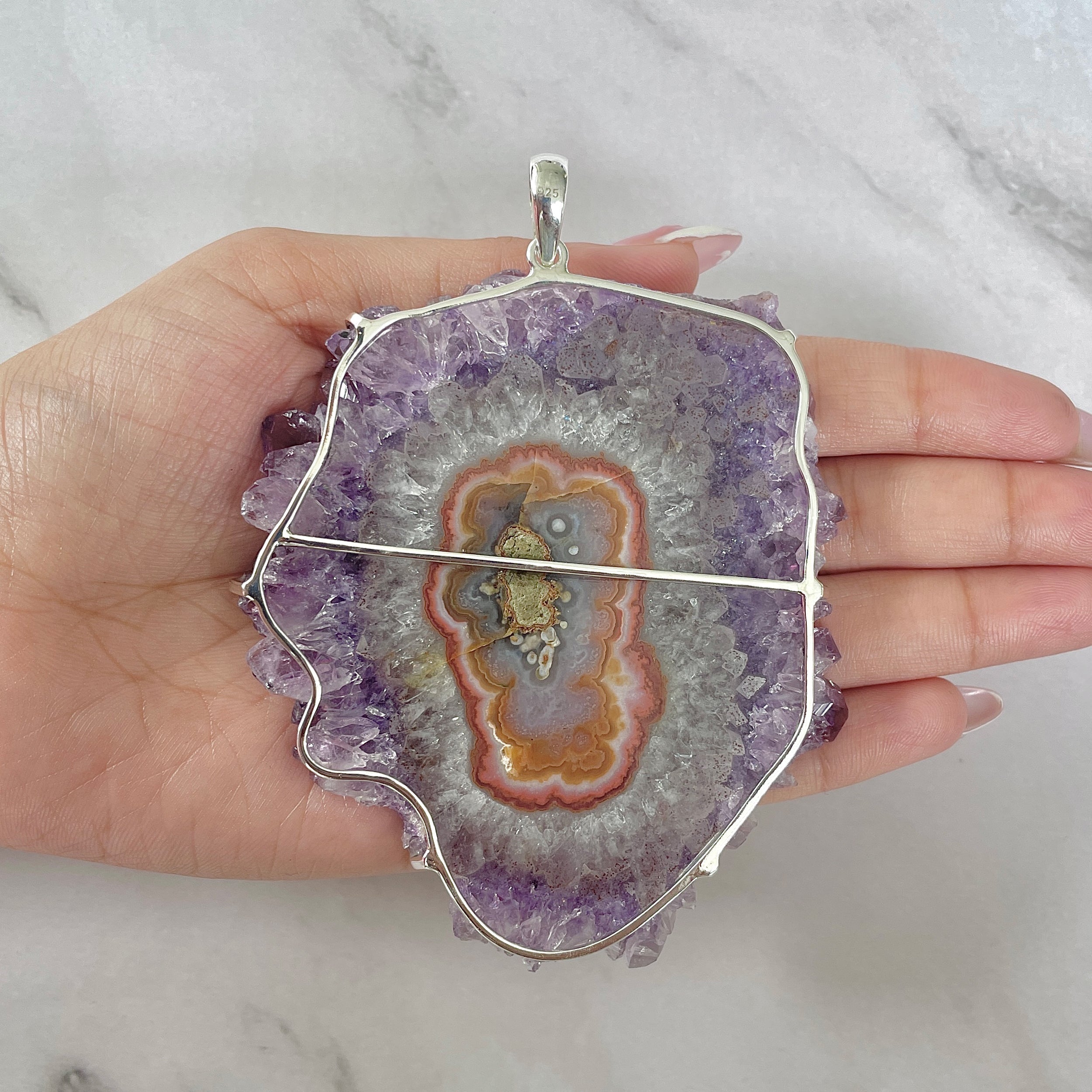 Amethyst Stalactite Pendant-(ASL-P-111.)