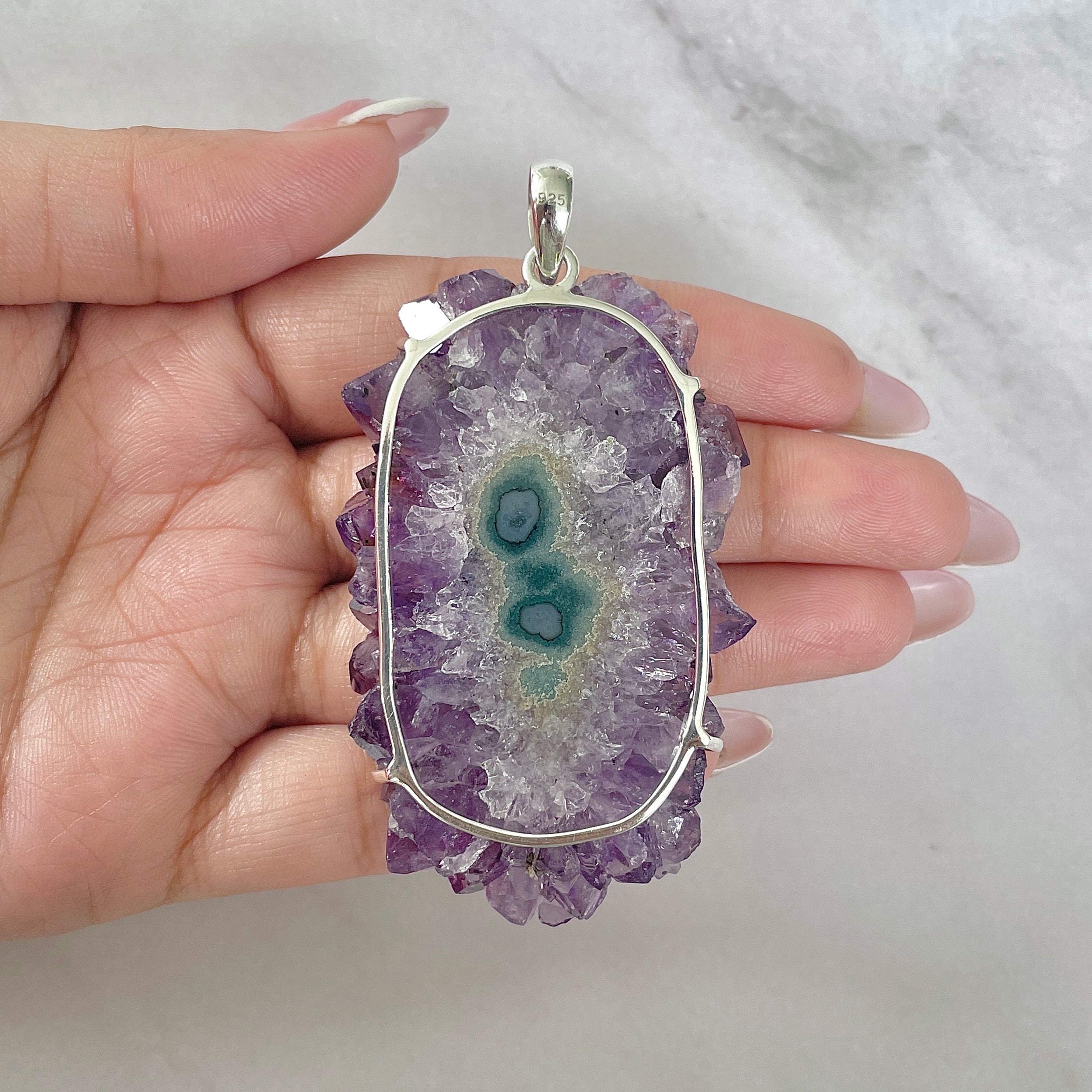 Amethyst Stalactite Pendant-(ASL-P-114.)