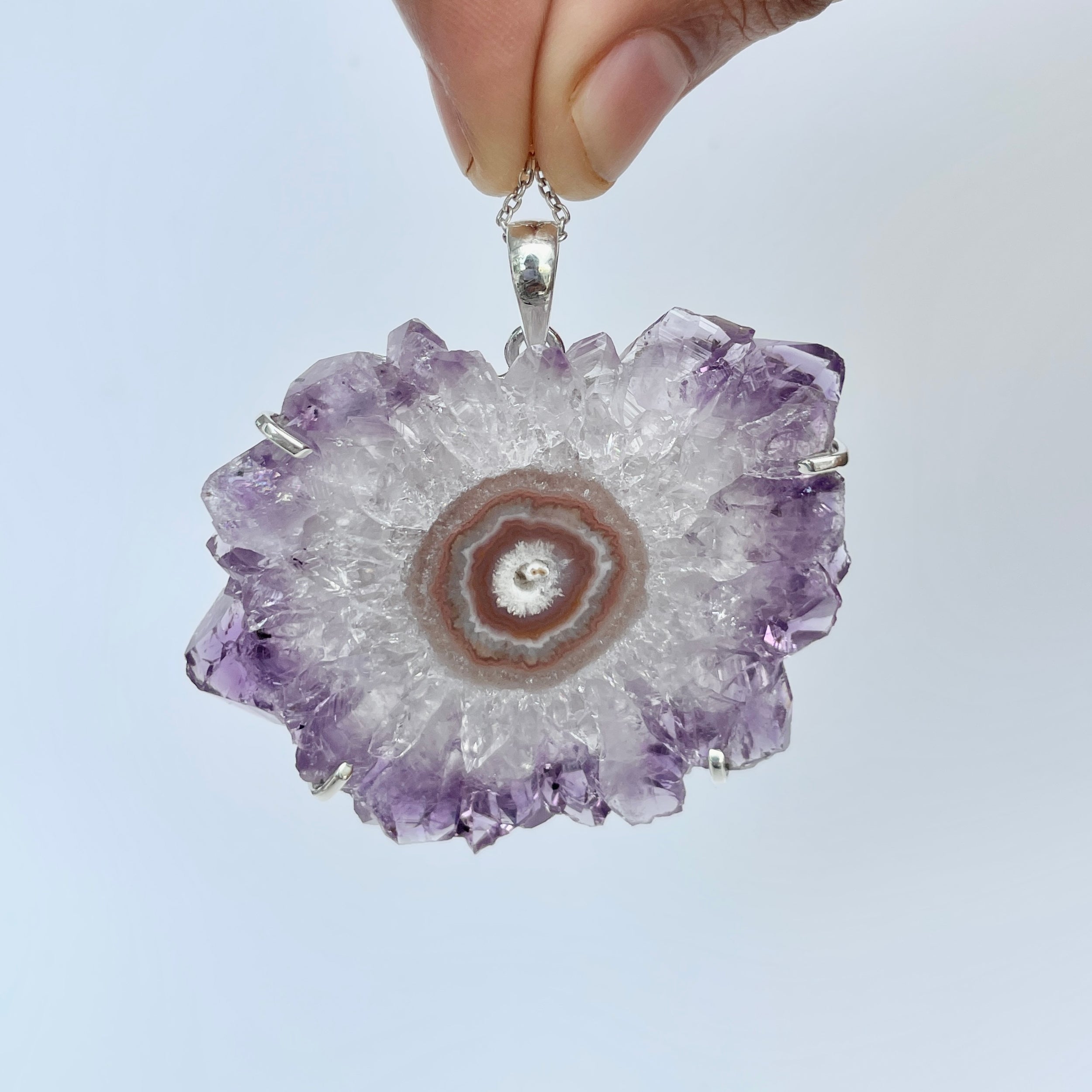 Amethyst Stalactite Pendant-(ASL-P-115.)