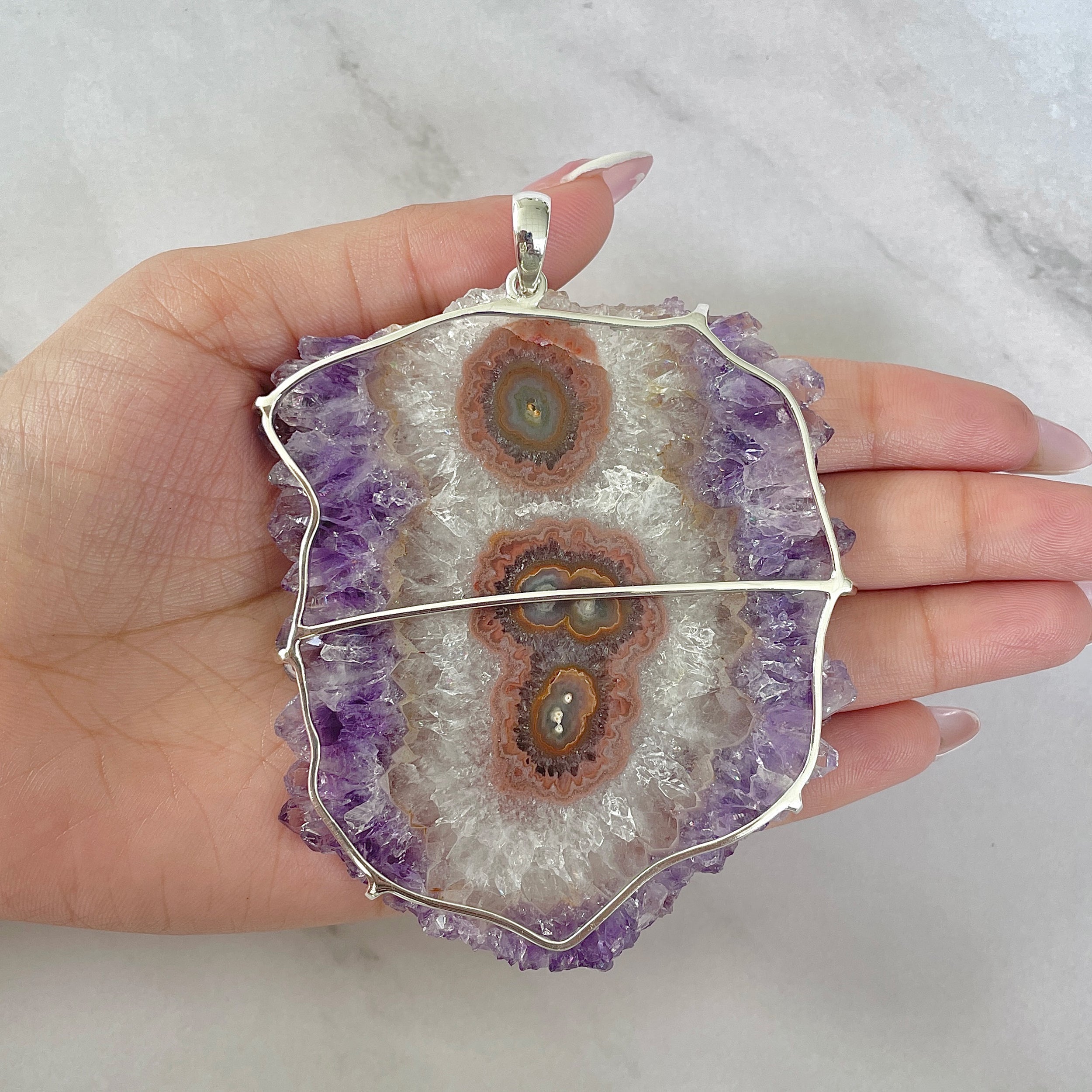 Amethyst Stalactite Pendant-(ASL-P-116.)