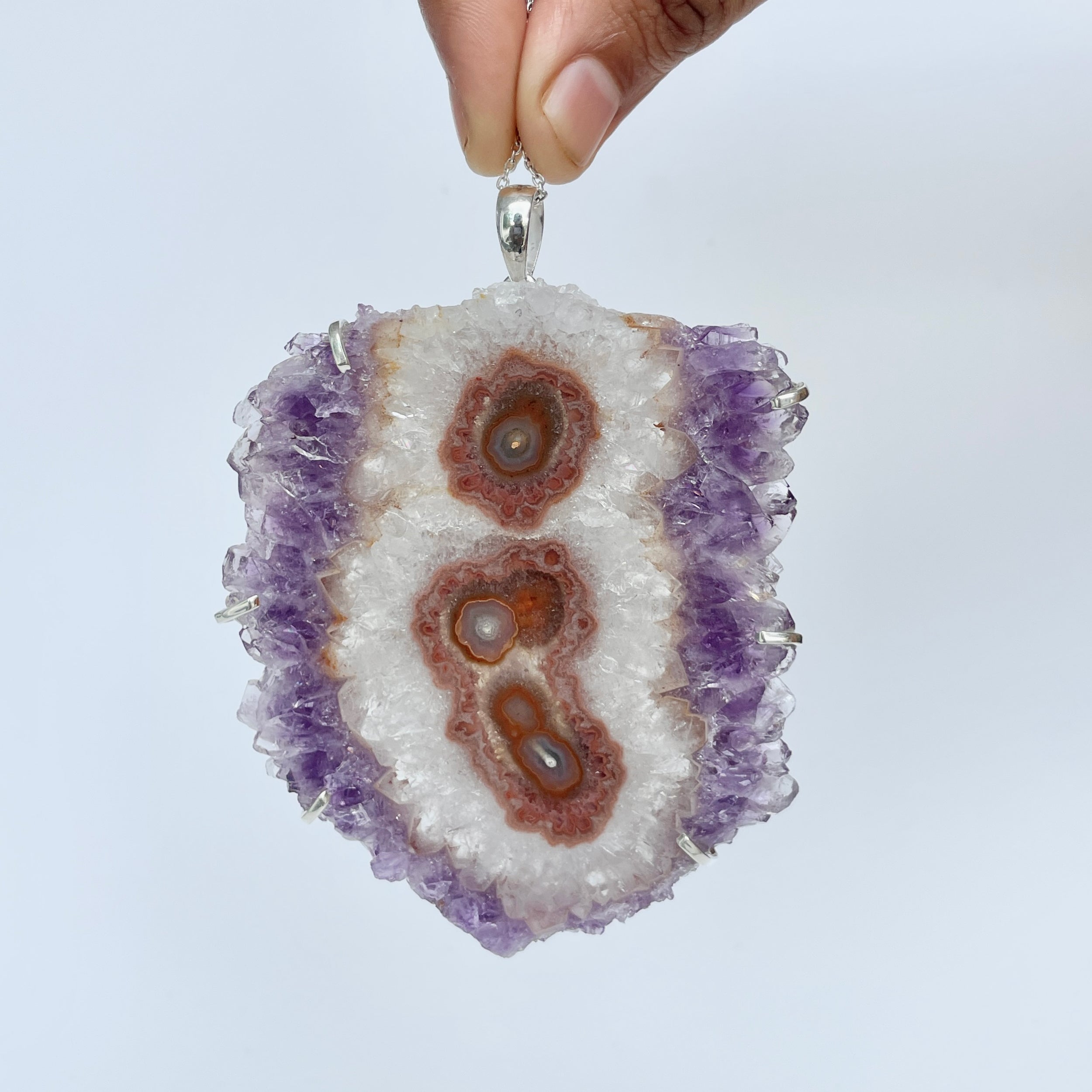 Amethyst Stalactite Pendant-(ASL-P-116.)