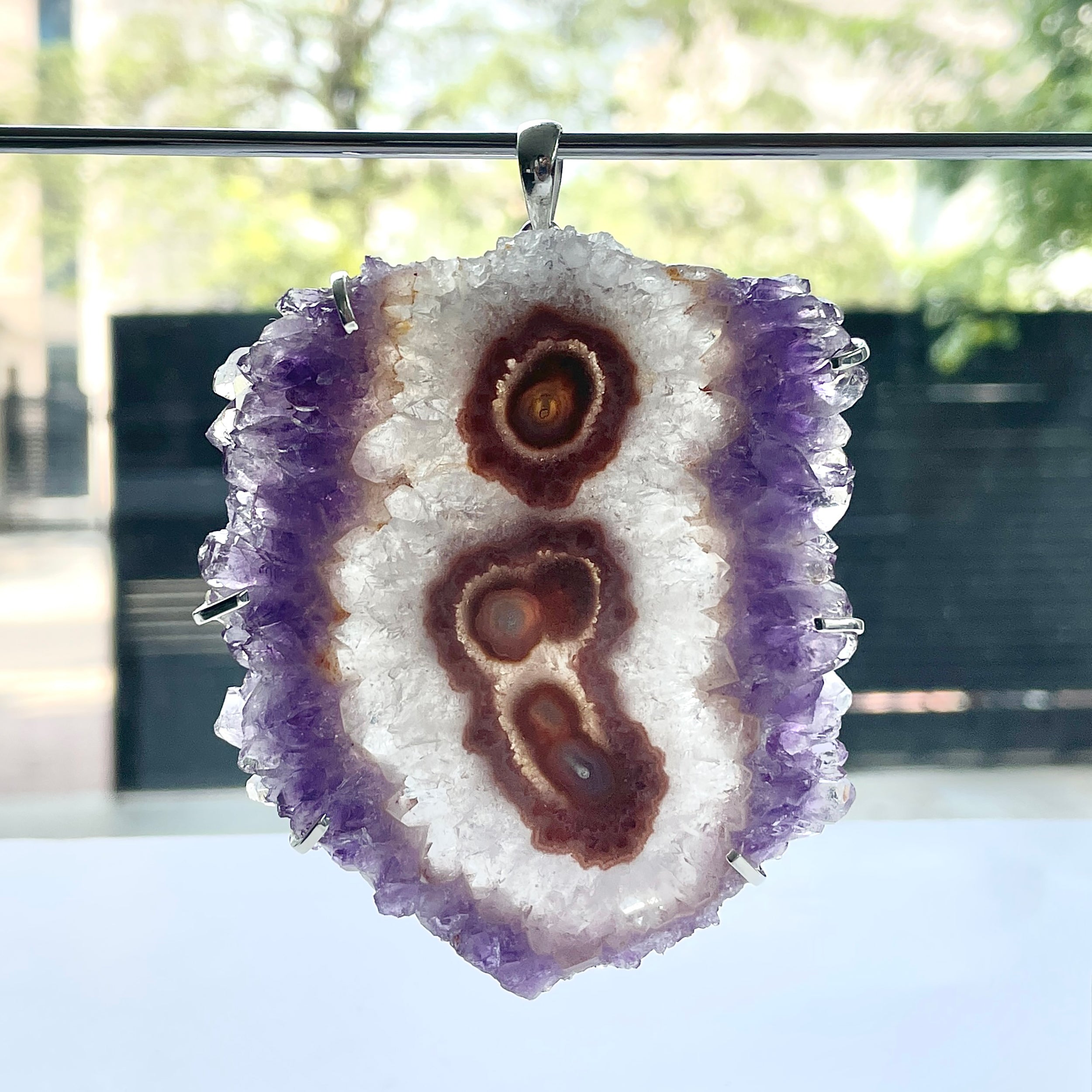 Amethyst Stalactite Pendant-(ASL-P-116.)