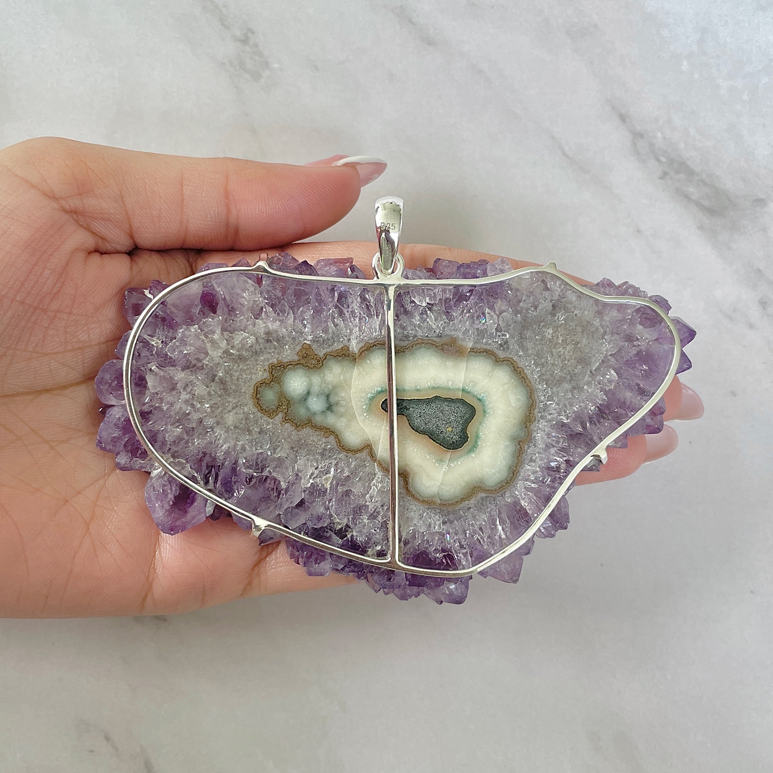 Amethyst Stalactite Pendant-(ASL-P-117.)