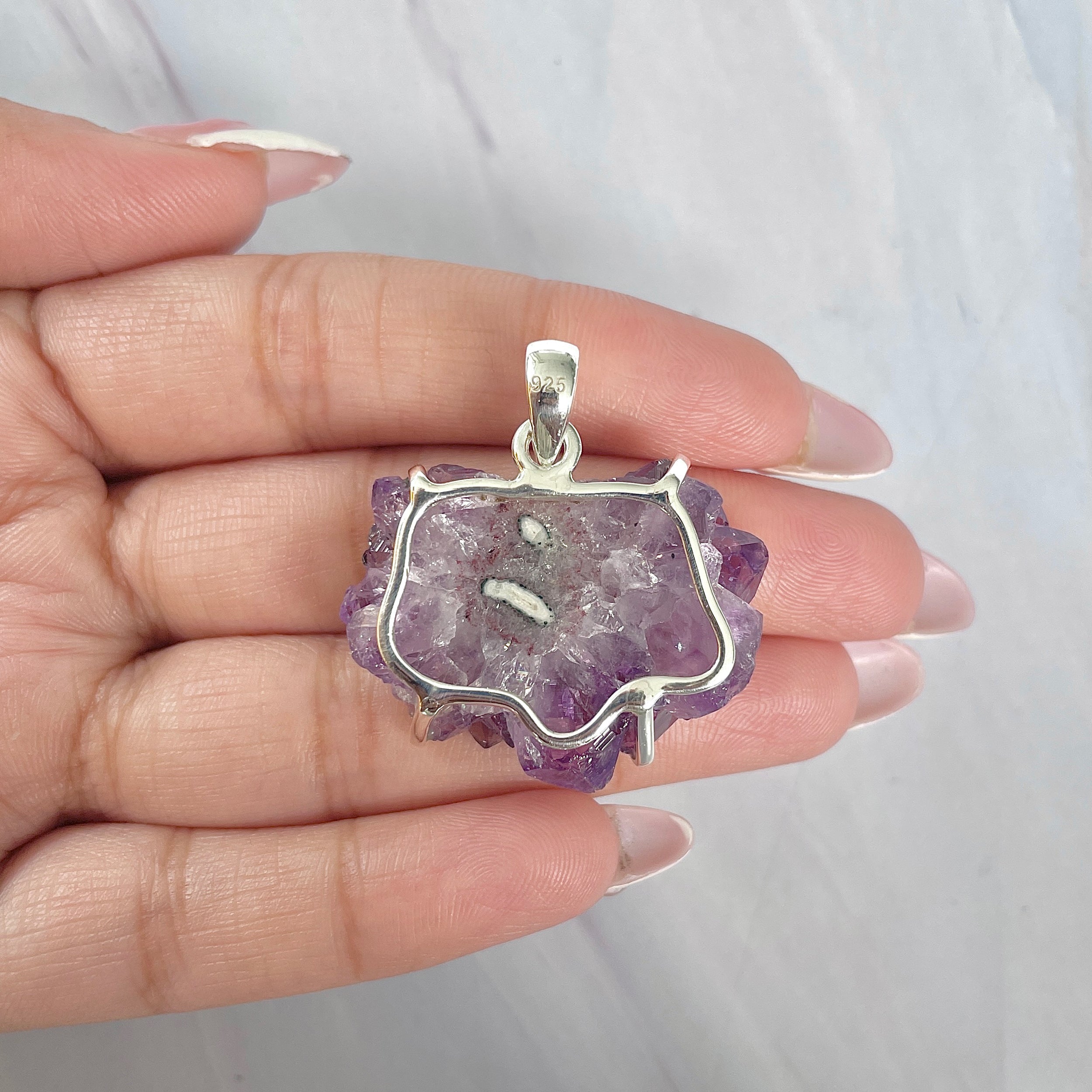 Amethyst Stalactite Pendant-(ASL-P-12.)