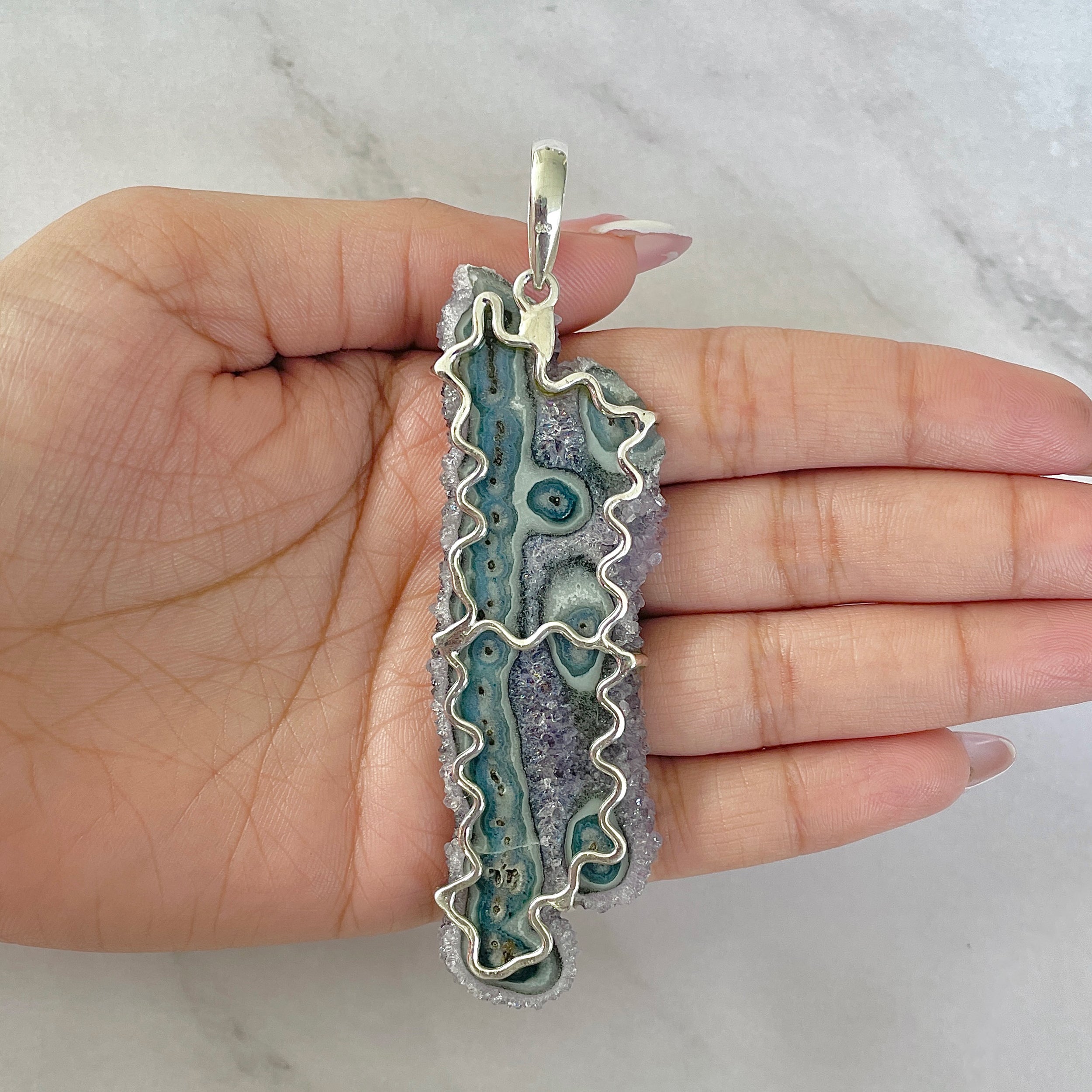 Amethyst Stalactite Pendant-(ASL-P-120.)