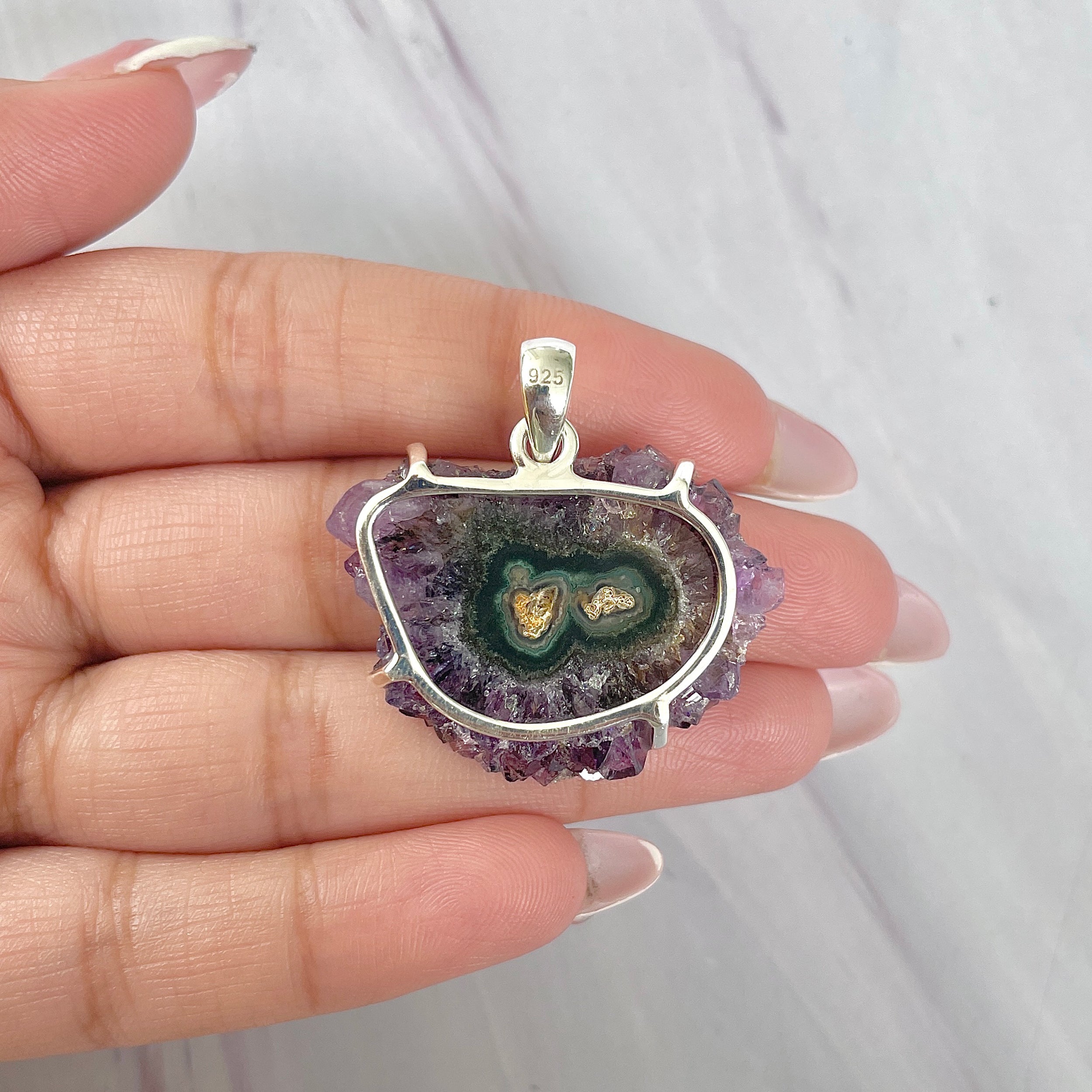 Amethyst Stalactite Pendant-(ASL-P-13.)