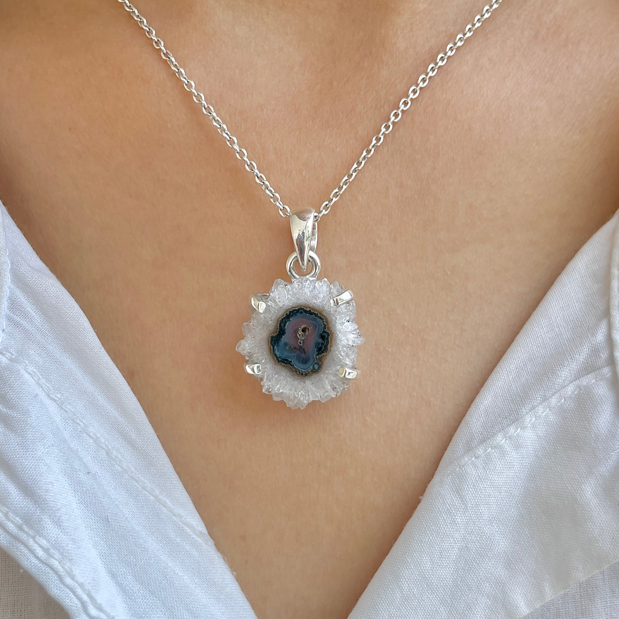 Amethyst Stalactite Pendant-(ASL-P-132.)