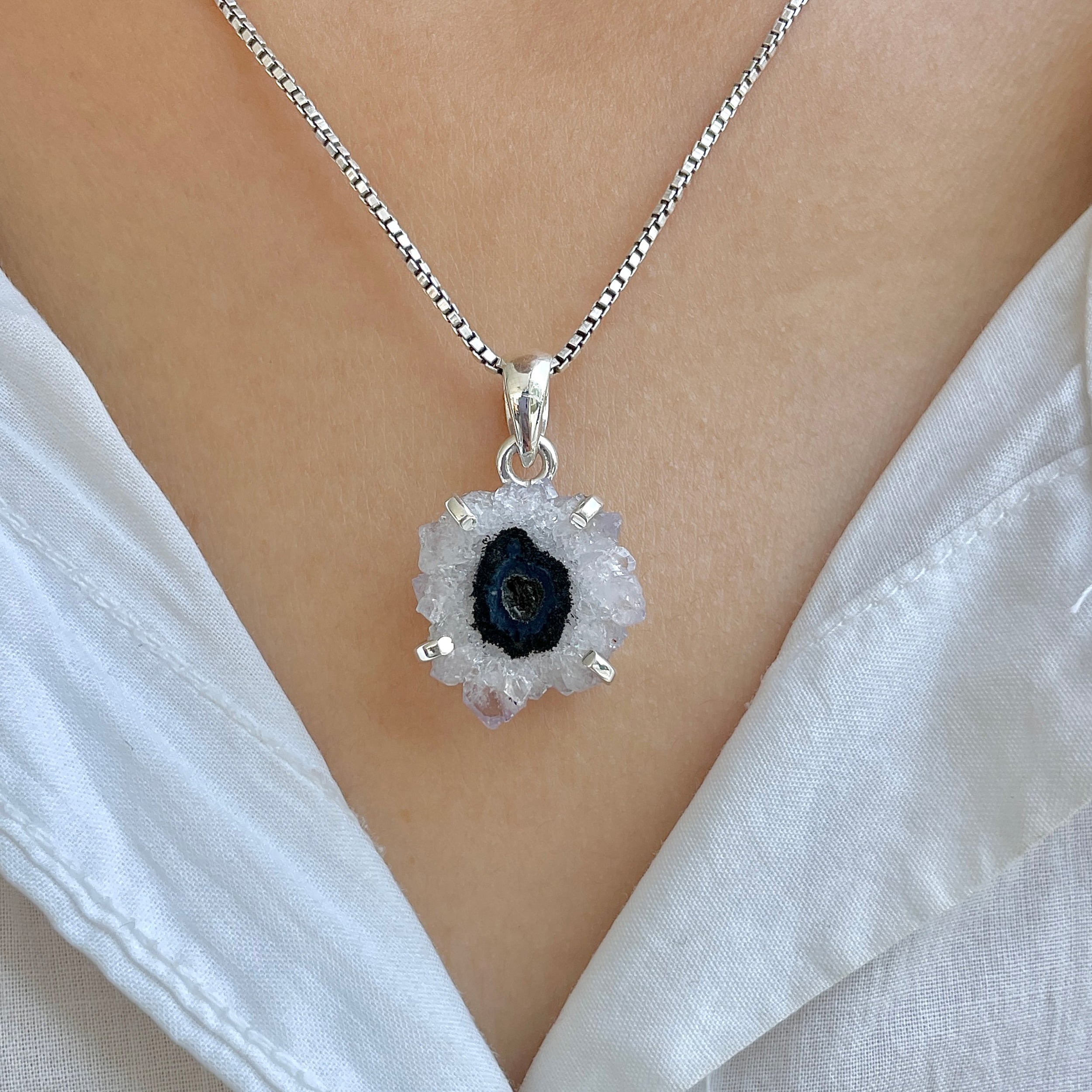 Amethyst Stalactite Pendant-(ASL-P-133.)